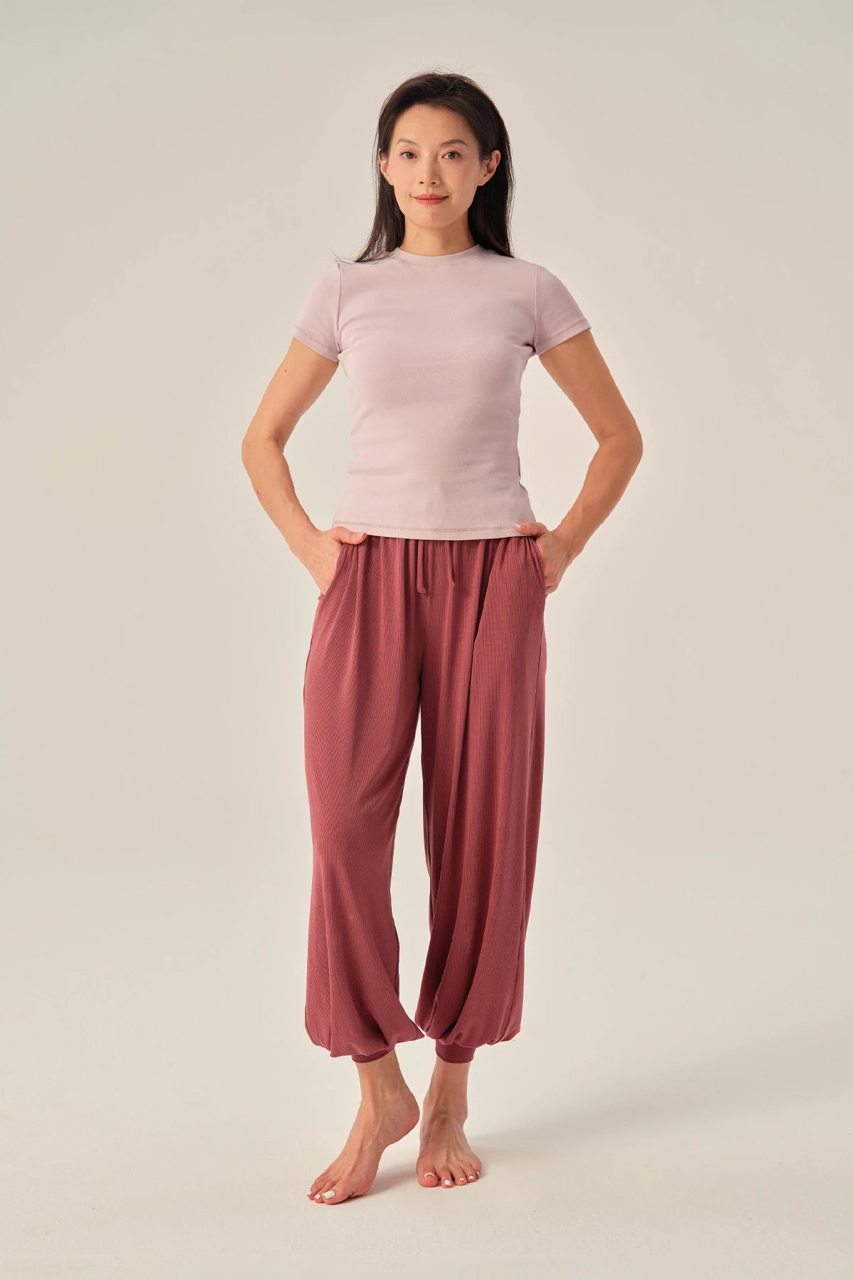 Sophia Pockets Tencel Jogger Yoga Pants