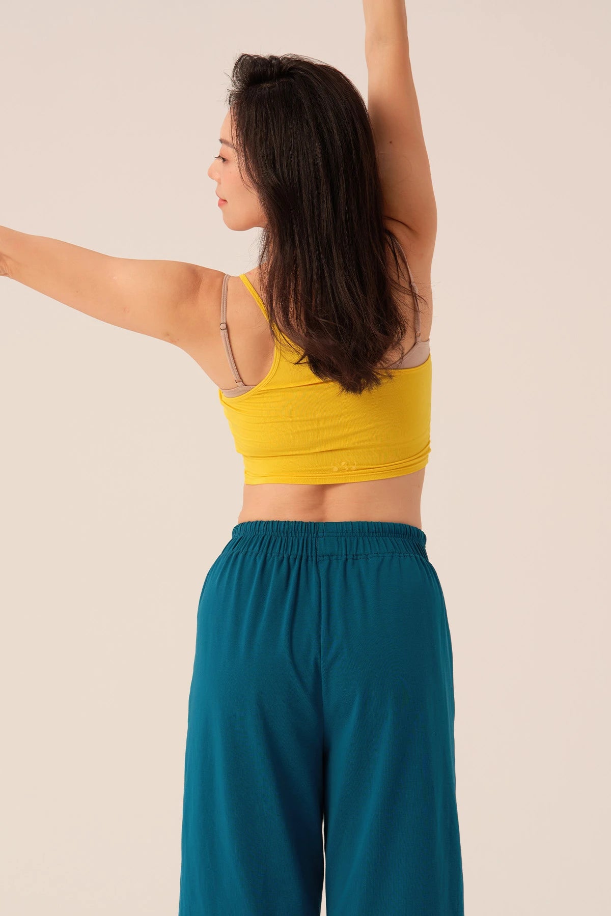 Charlotte Color-Block Layered Bamboo Bra Top