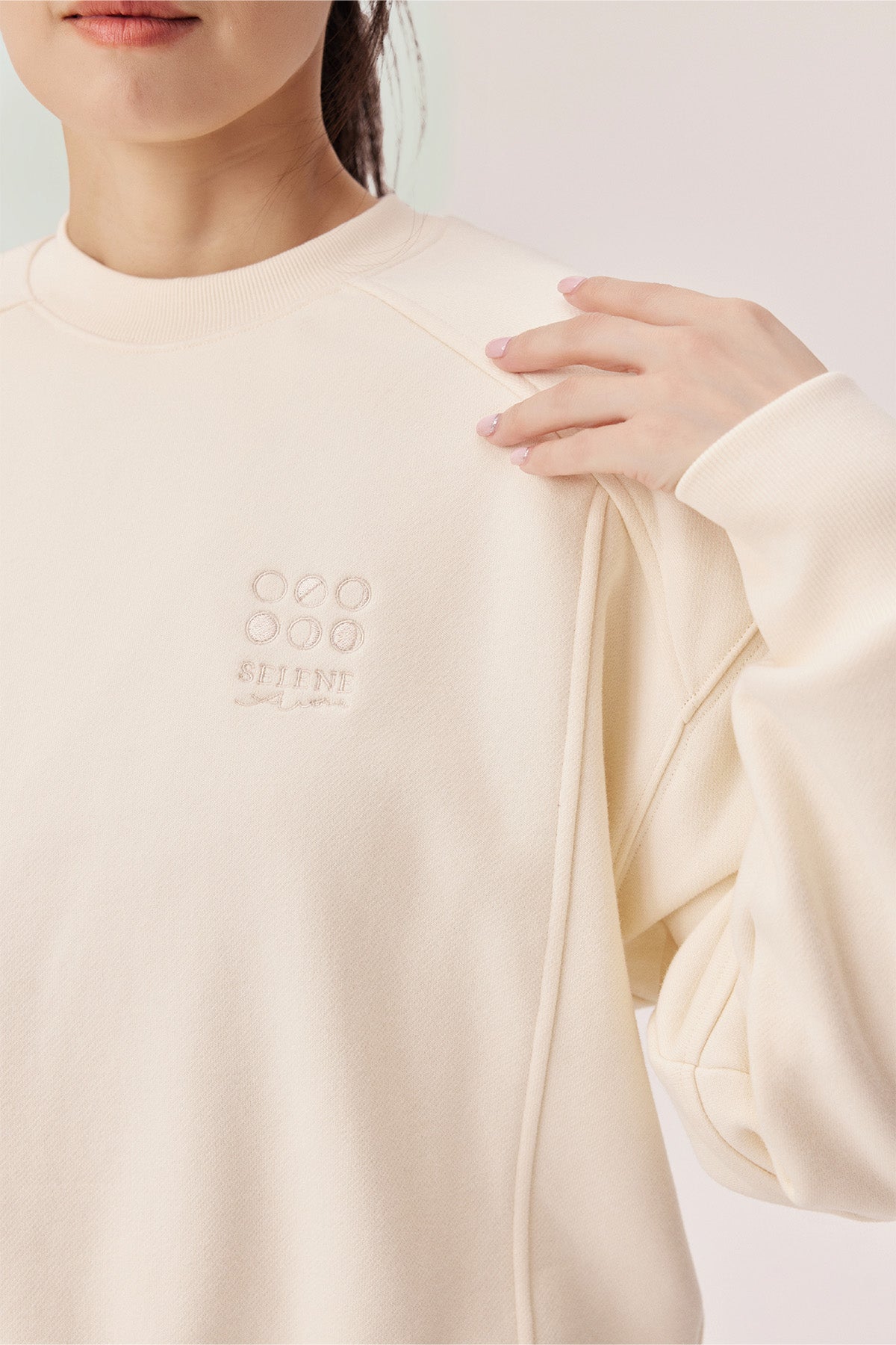 Journi Selene Logo Embroidered Sweatshirt