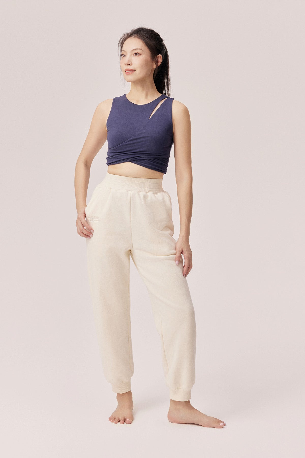 Bella Crescent Cut-out Bamboo Tank