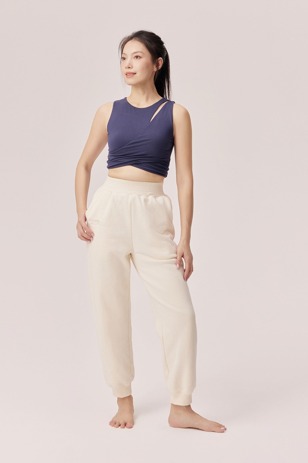 Journi Selene Logo Embroidered Sweatpants