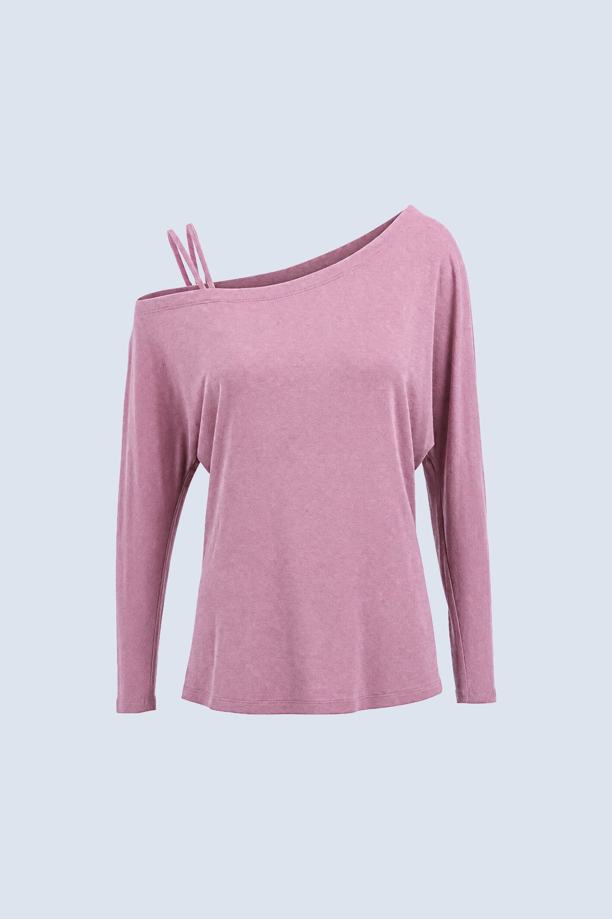 Olivia Asymmetric Off-Shoulder Long-Sleeve Top