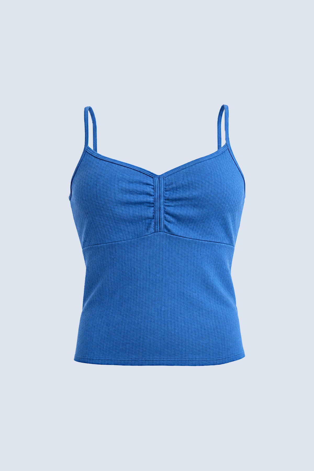 Zoe V-Neck Jacquard Padded Cami Top