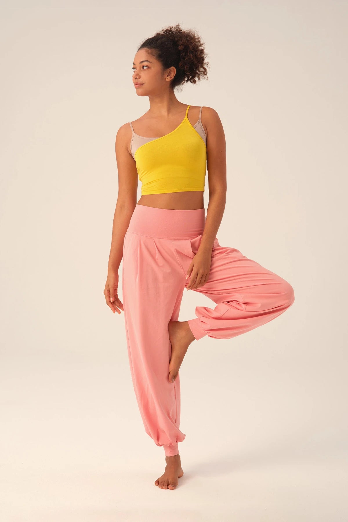 Violet Silky Cotton Pockets Joggers Pants