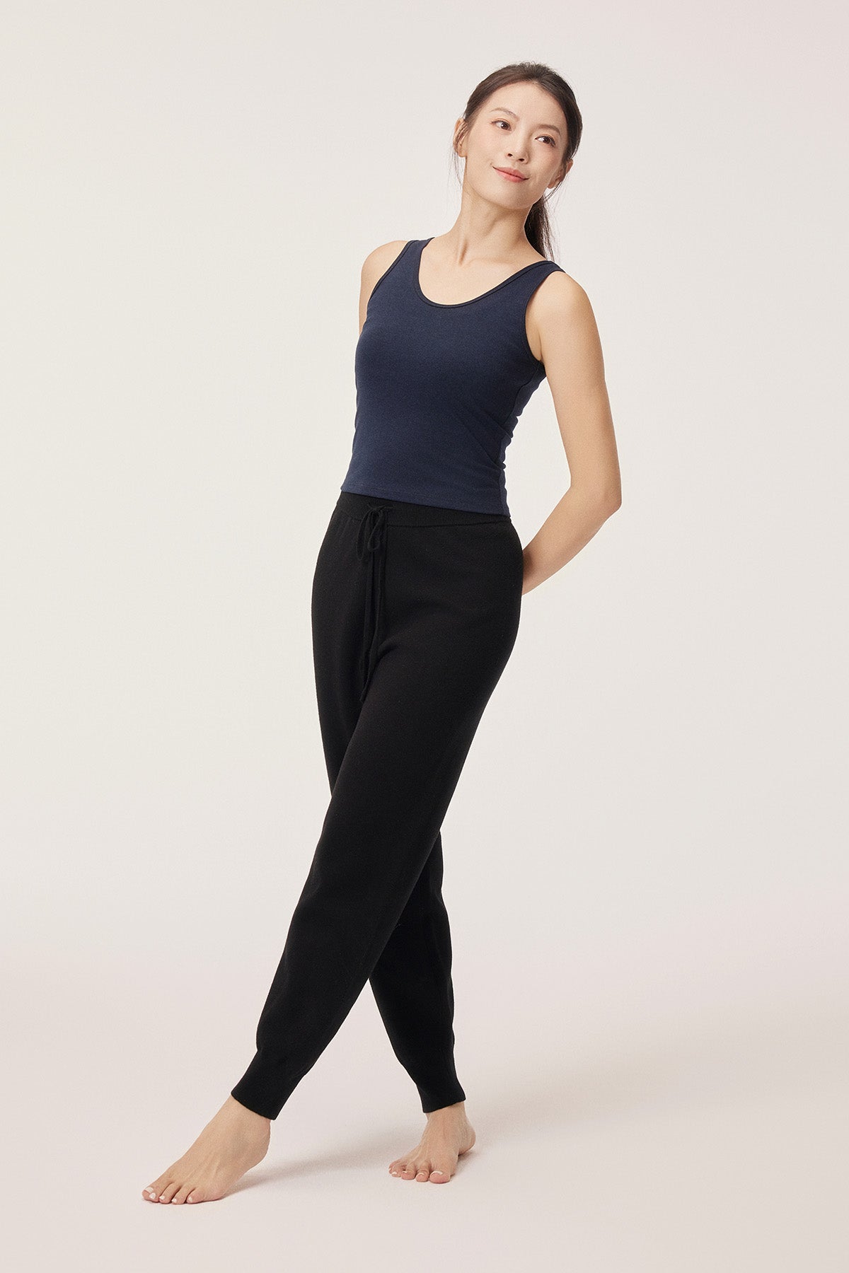 Vera Half-Moon Cut-out Bamboo Tank