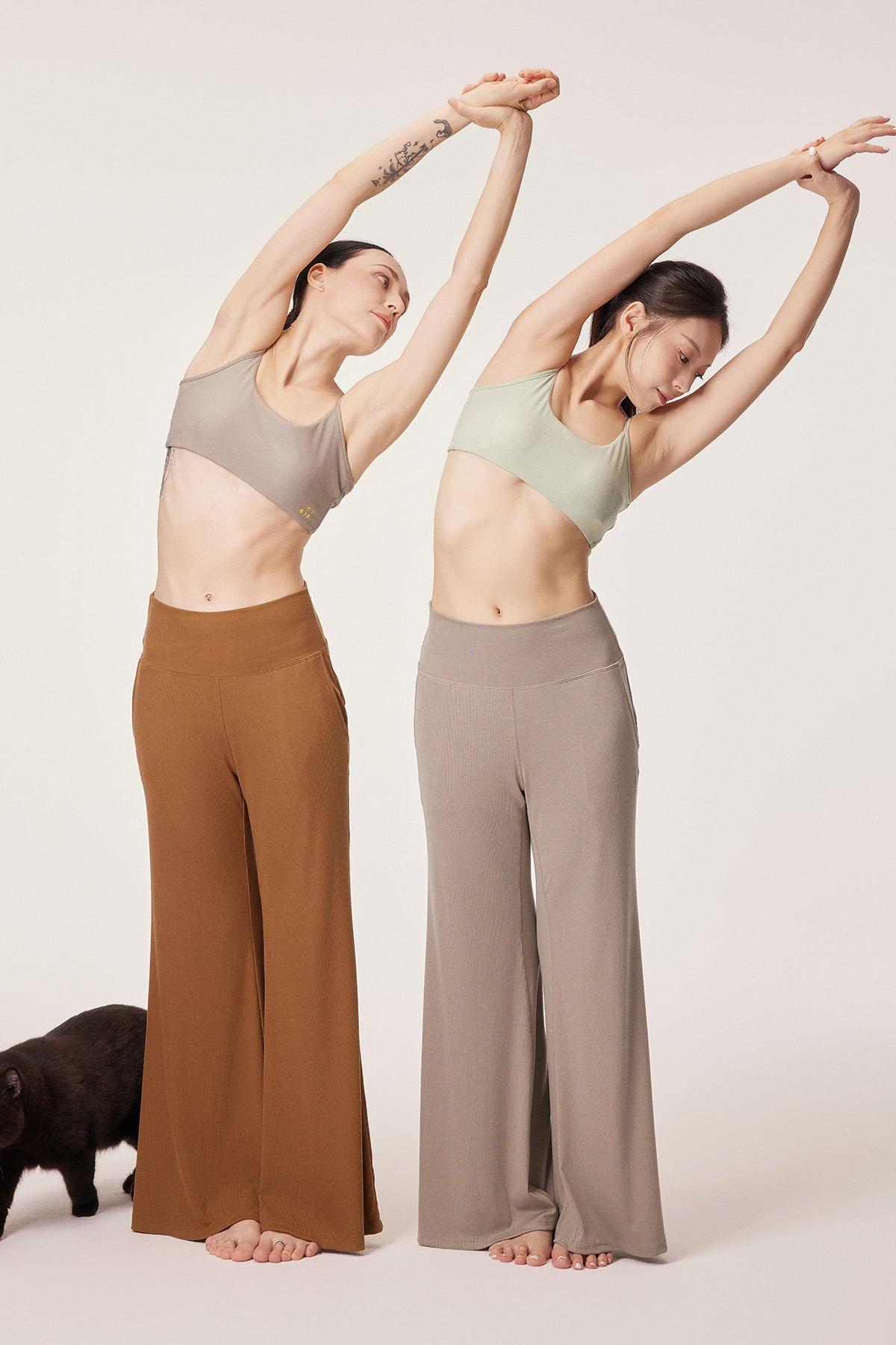Danna Lyocell Tencel Twist Ribbed Cami Bra Top