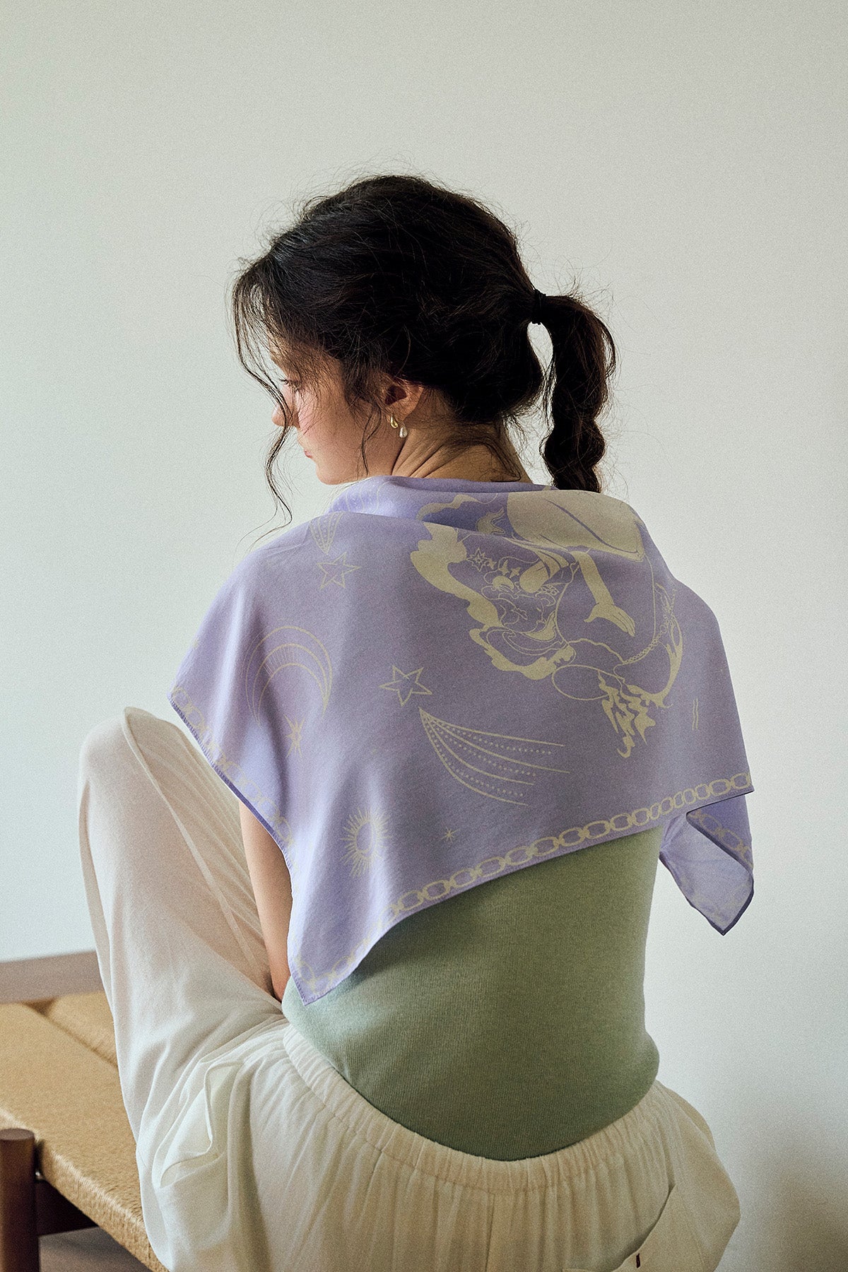 Aquarius Original YOGA Towel Lavender