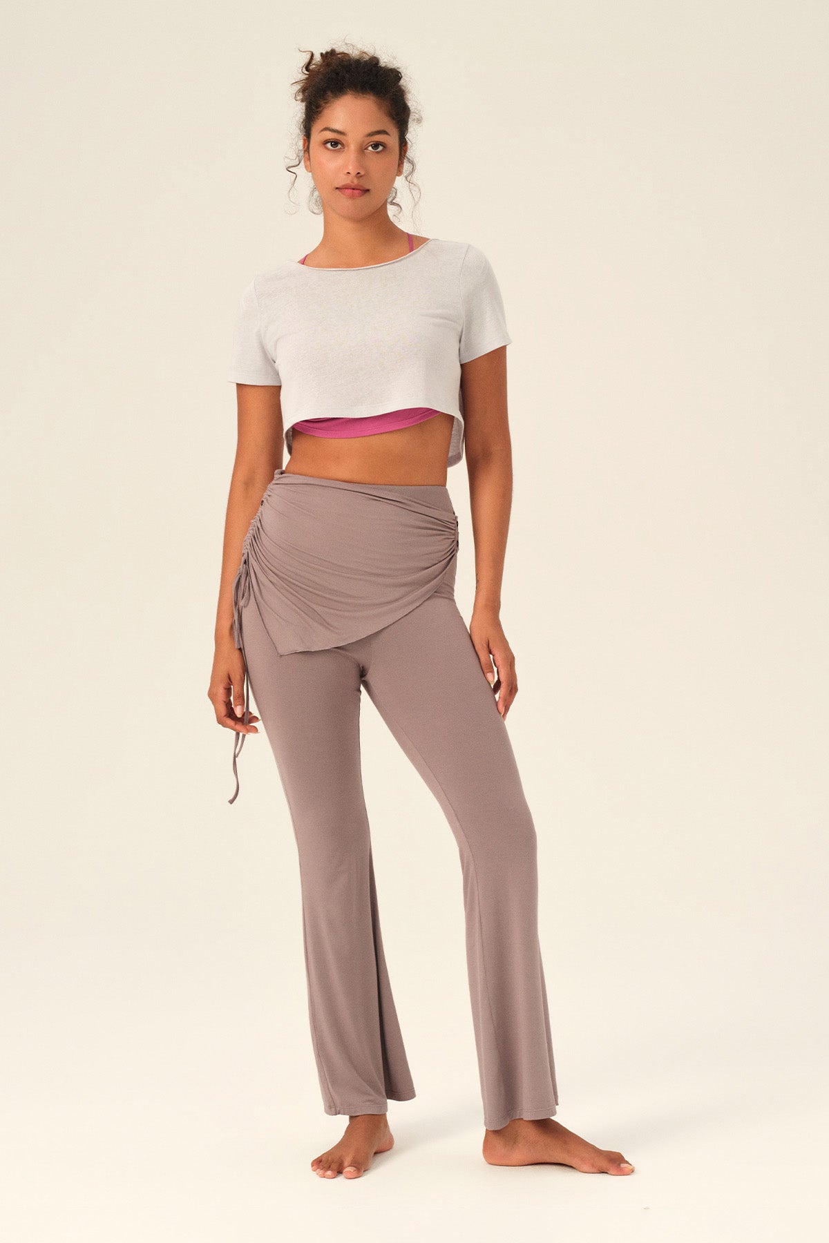 Elowen Bamboo Cloud 2-in-1 Detachable Skirt Flare Pants