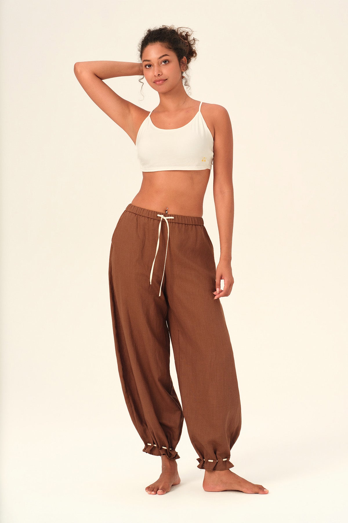 Elara Tencel Linen Budgy Lounge Pants