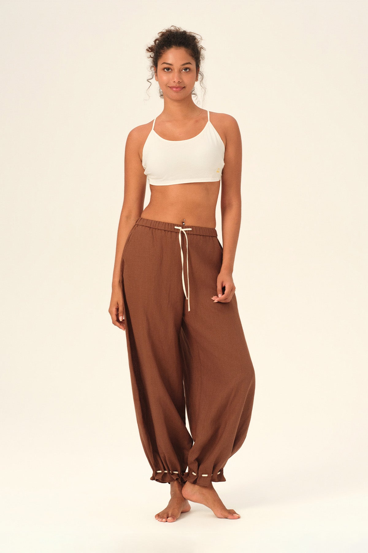 Elara Tencel Linen Budgy Lounge Pants