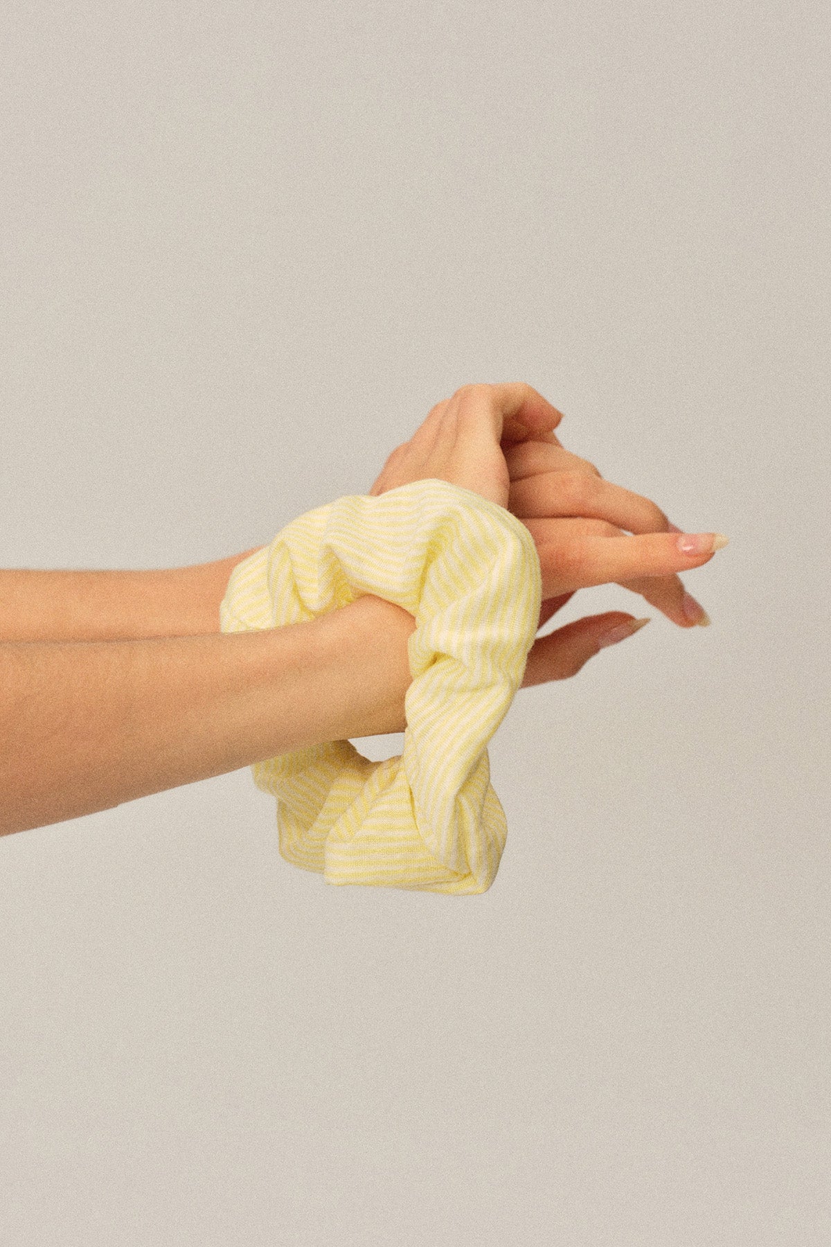 Versatile Lazy Style Striped & Solid Color Scrunchie