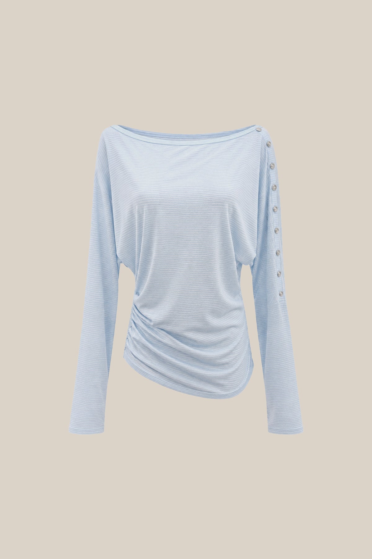 Marnie Tencel Blend Breathable Waist Defensive Sun Protection Knit T-shirt