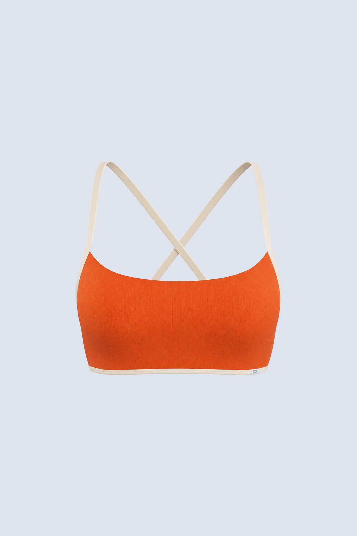 Ruby Square-Neck Cross-Back Crop Tank Top