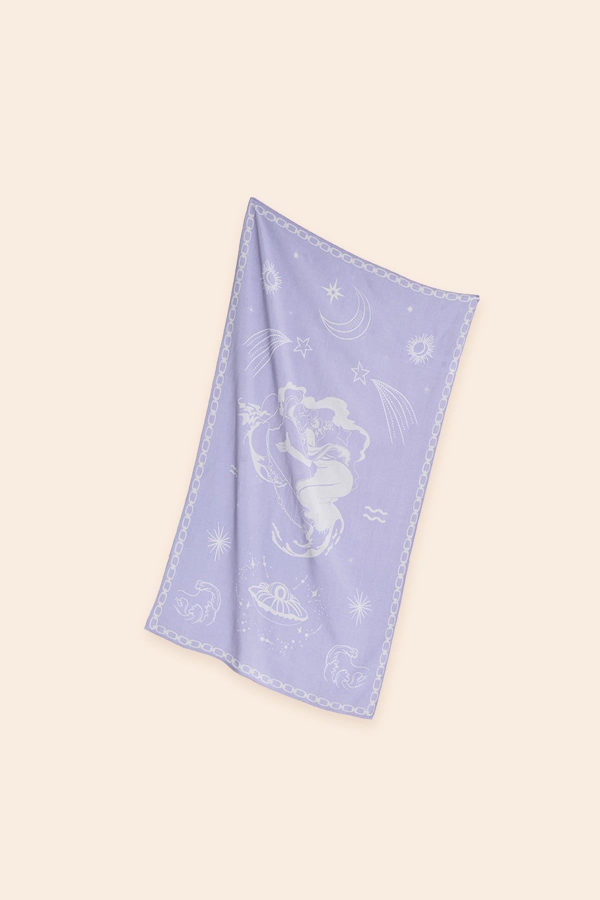 Aquarius Original YOGA Towel Lavender