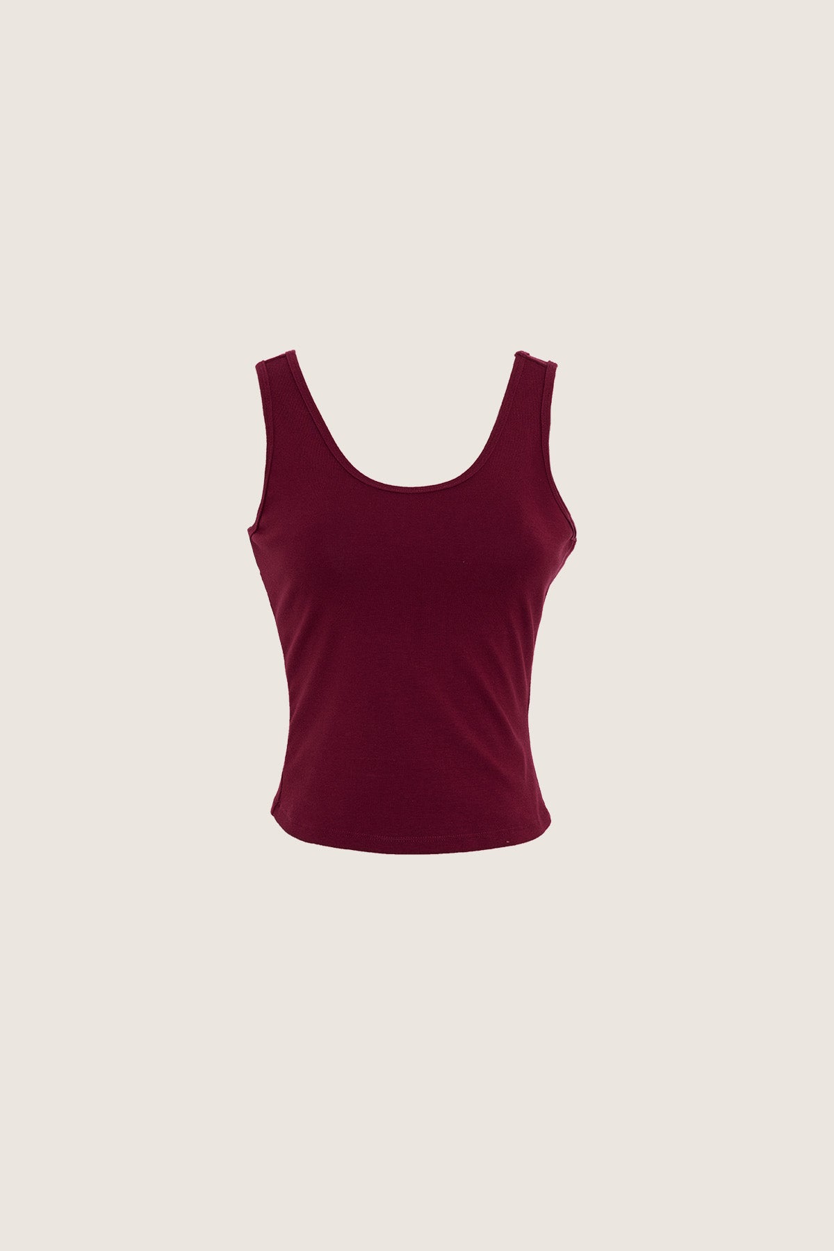 Vera Half-Moon Cut-out Bamboo Tank