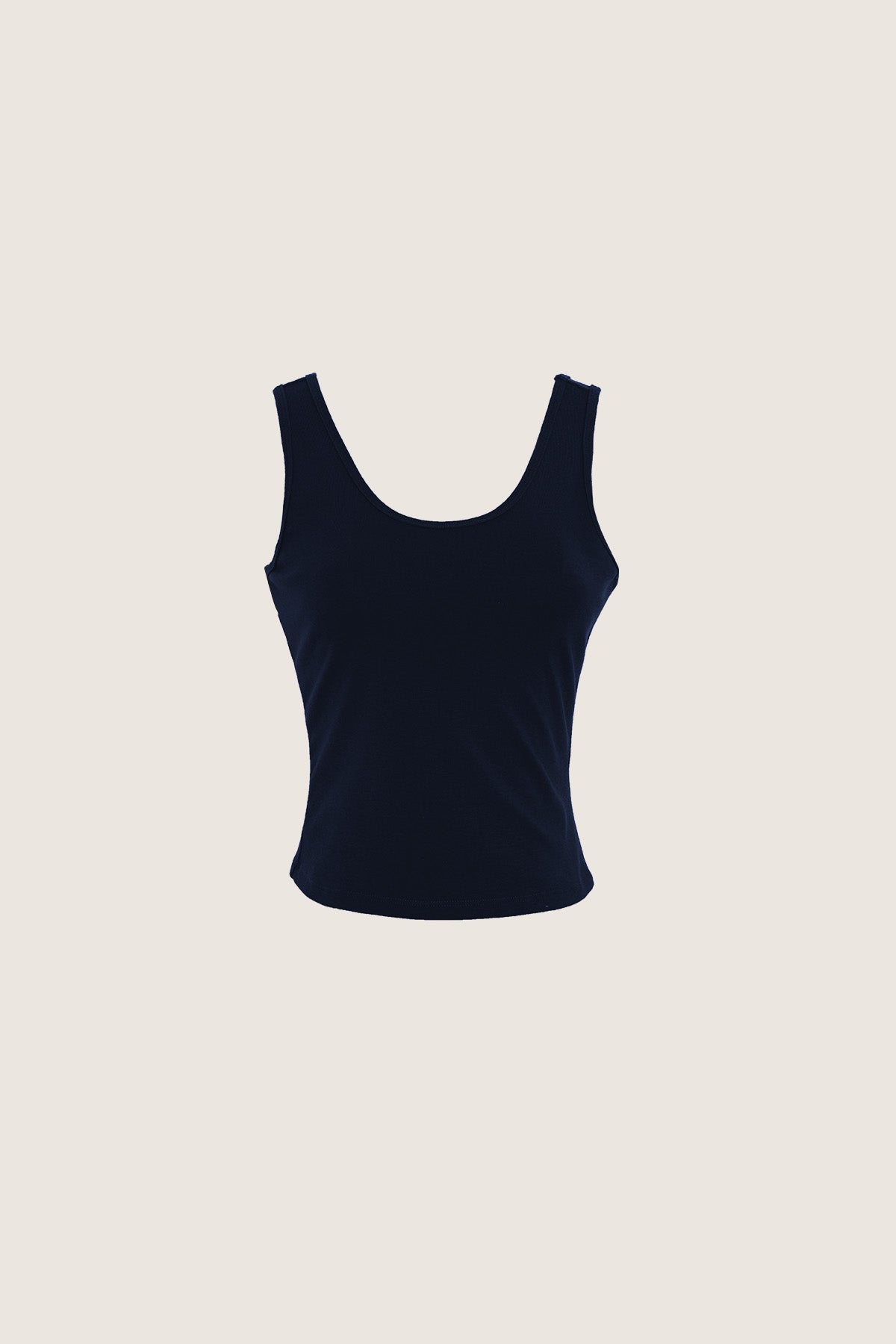 Vera Half-Moon Cut-out Bamboo Tank