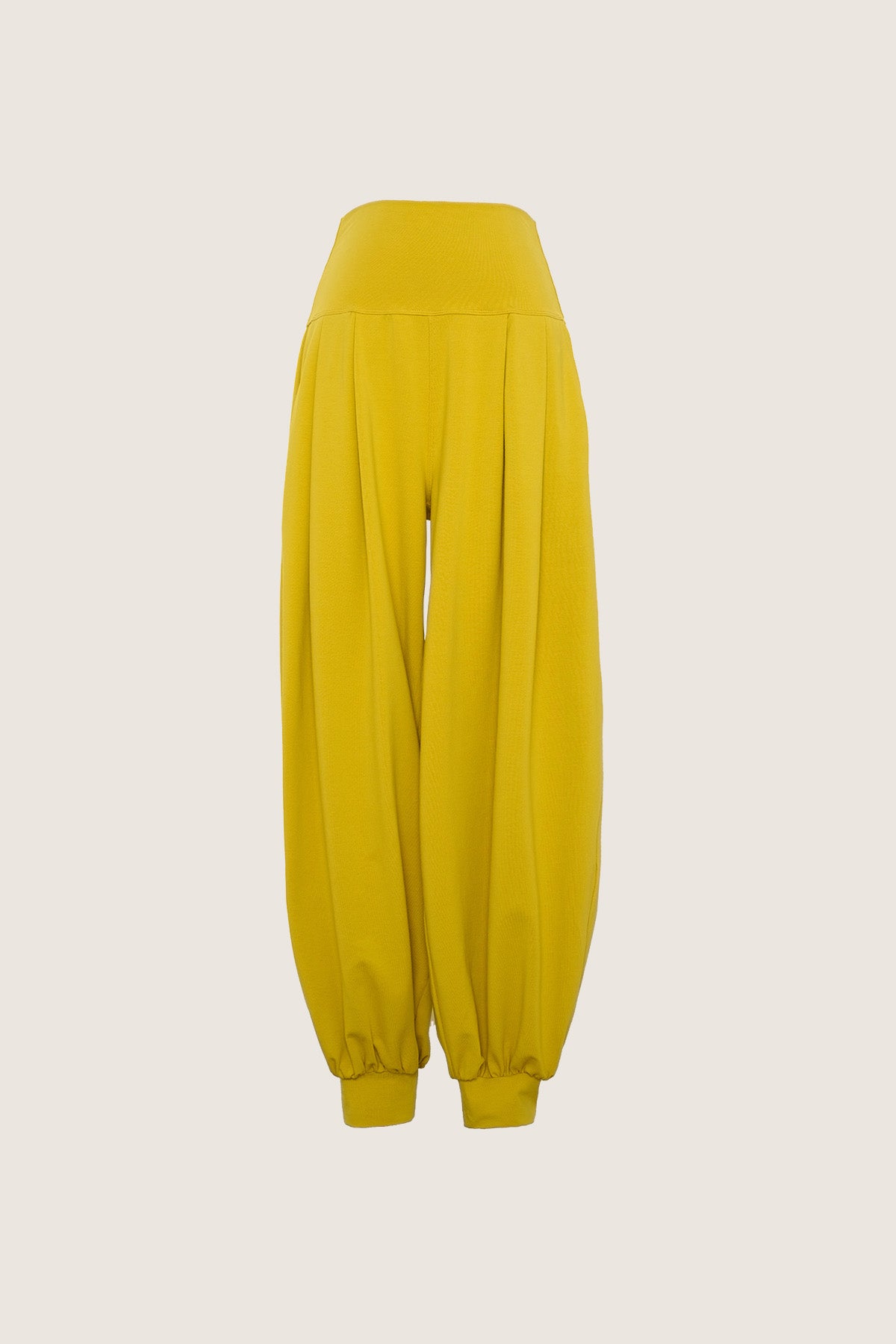 Amari Relaxed High-Rise Cotton Yoga Jogger Pants