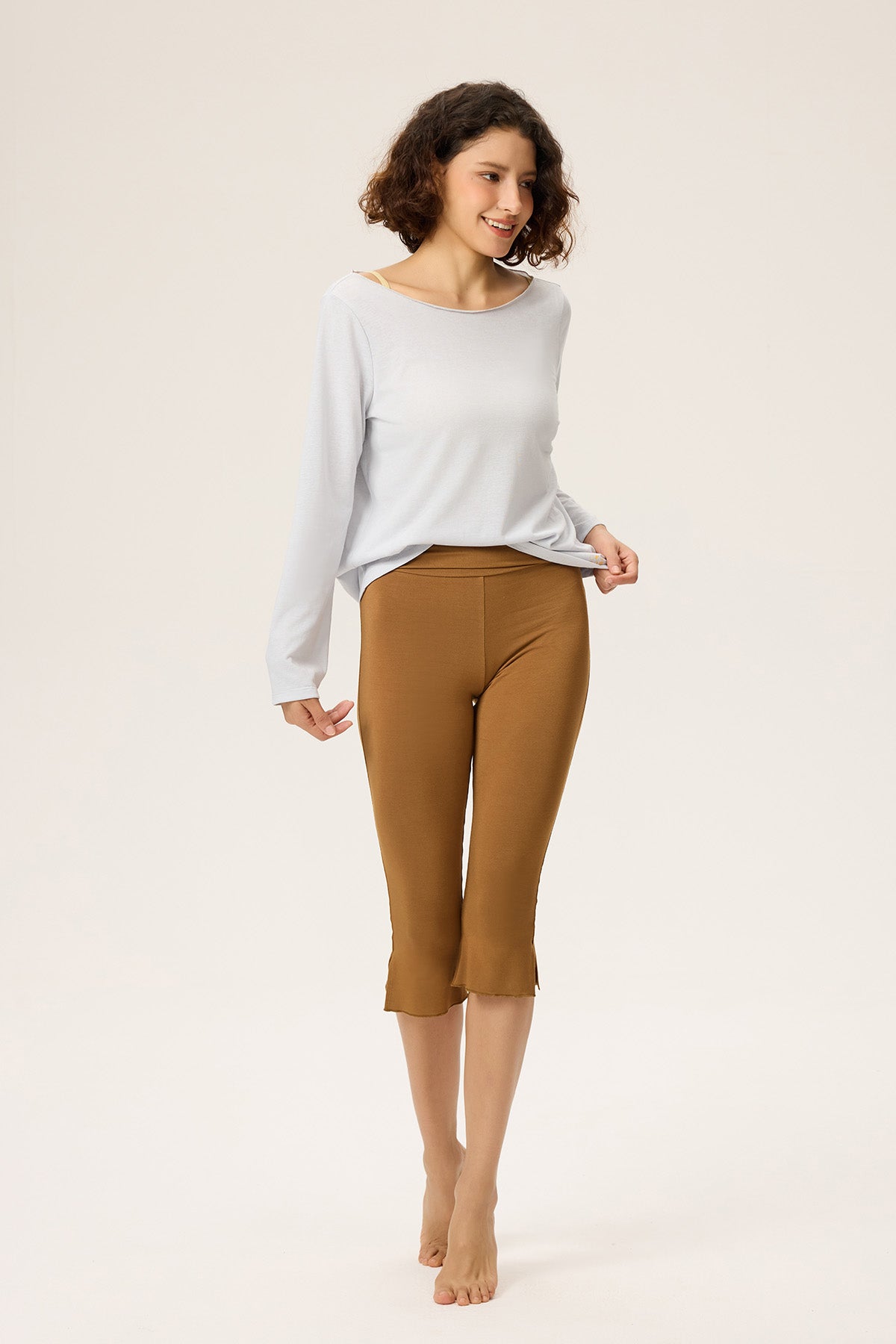 Lennon Bamboo Capri Pants