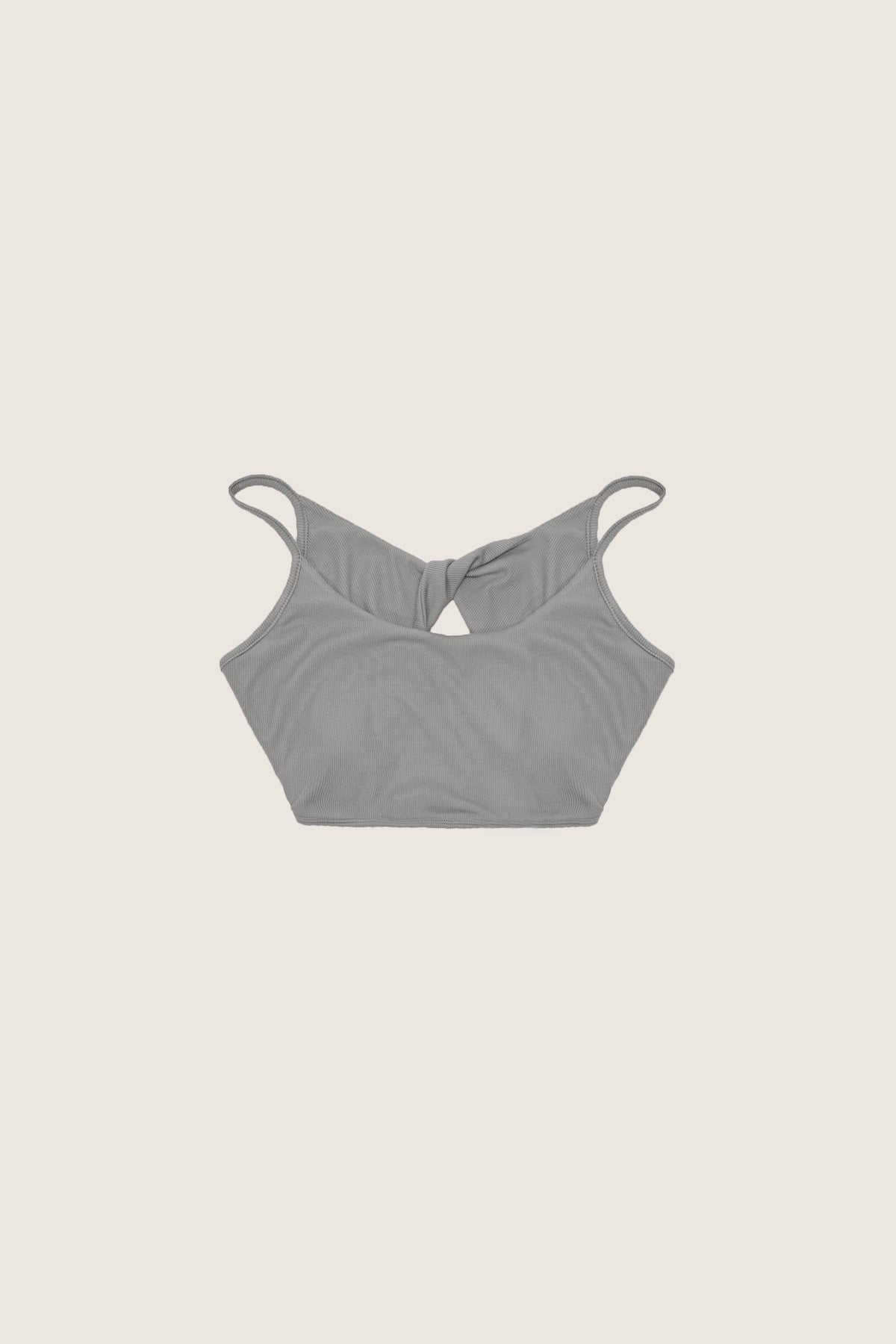 Danna Lyocell Tencel Twist Ribbed Cami Bra Top
