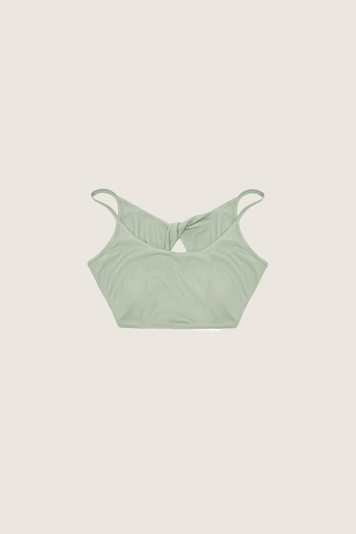 Danna Lyocell Tencel Twist Ribbed Cami Bra Top