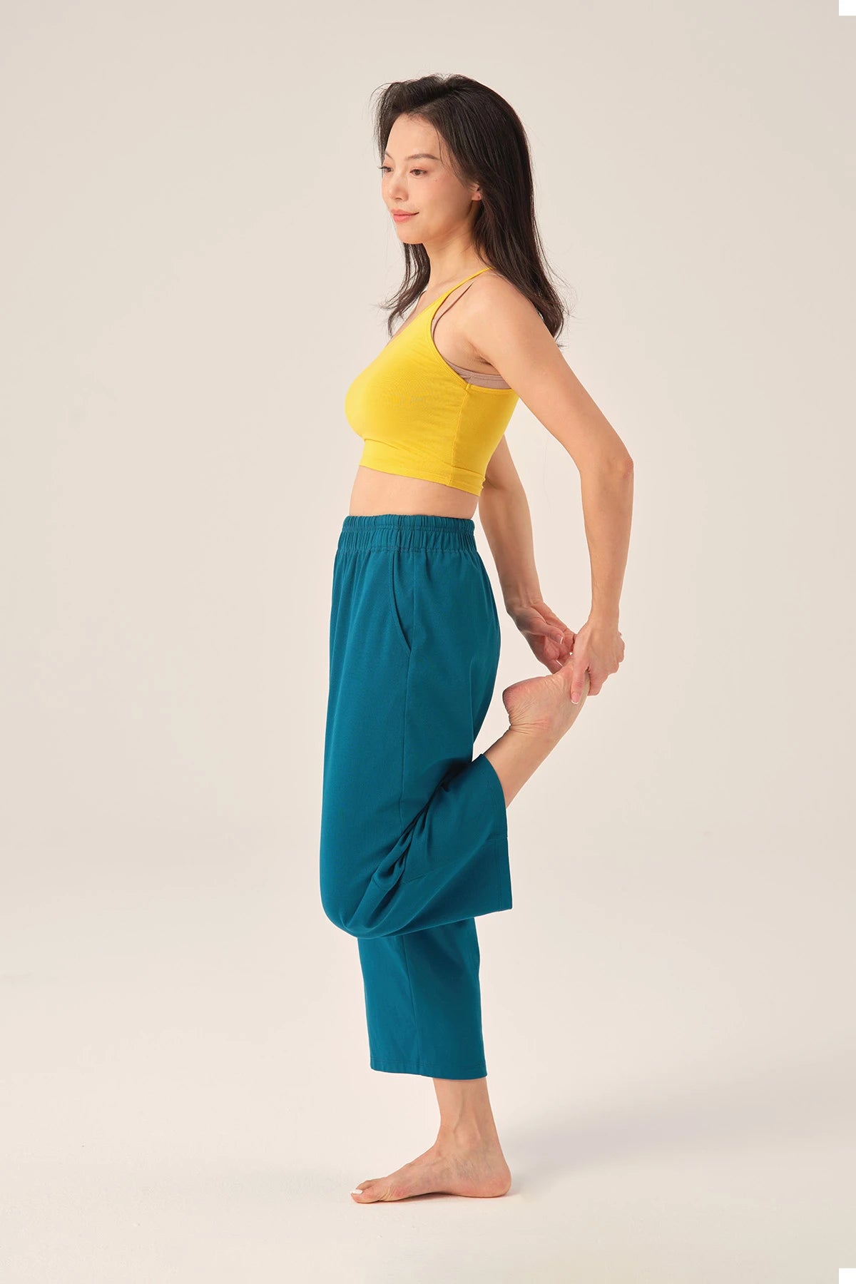 Charlotte Color-Block Layered Bamboo Bra Top