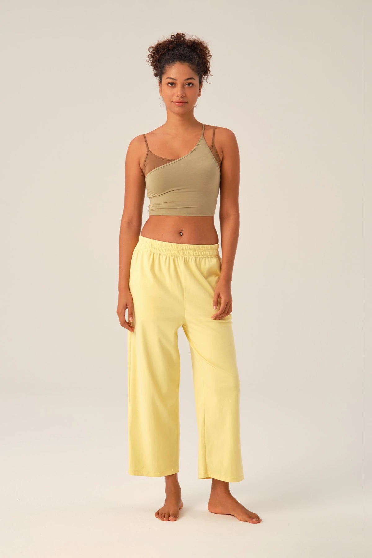 Charlotte Color-Block Layered Bamboo Bra Top