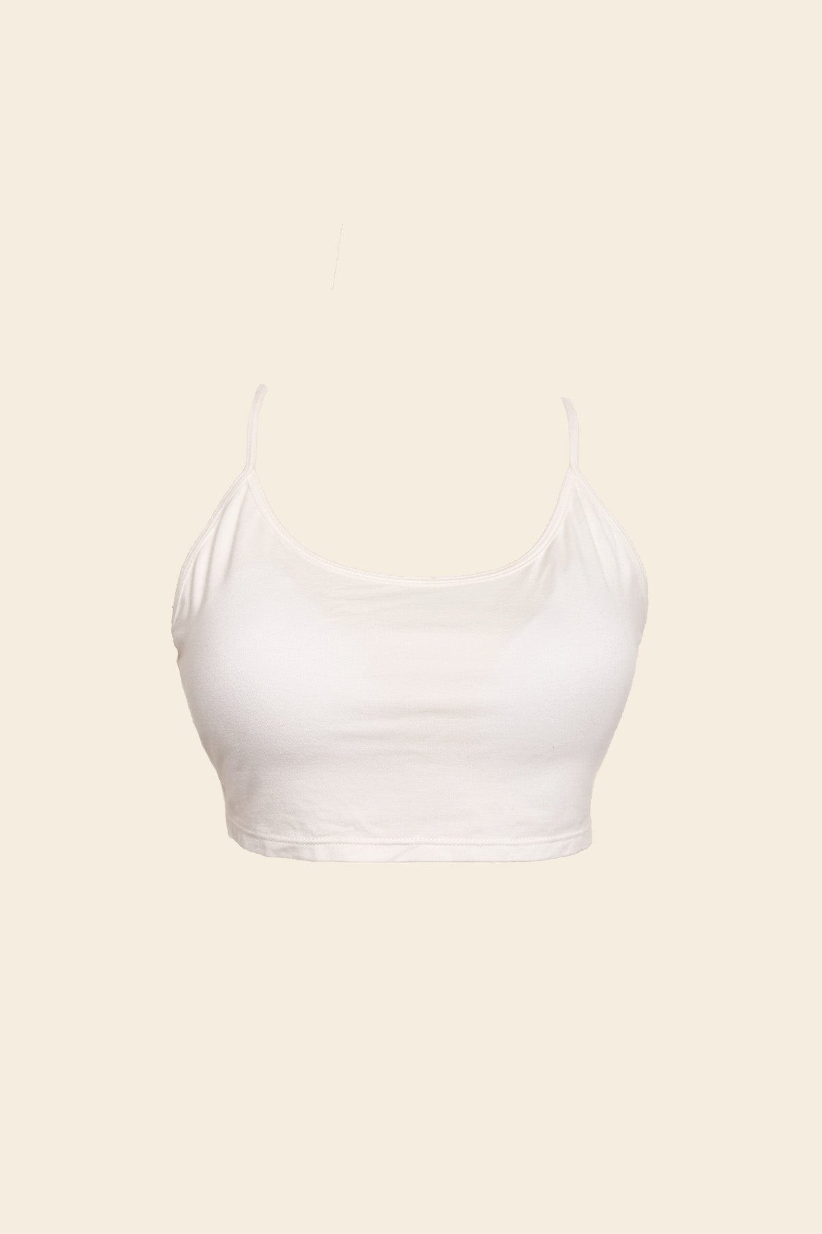 Ophelia Bamboo Cloud Back-Tie Cropped Sports Bra