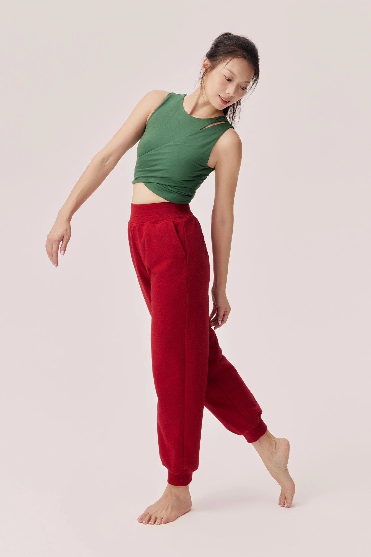 Bella Crescent Cut-out Bamboo Tank