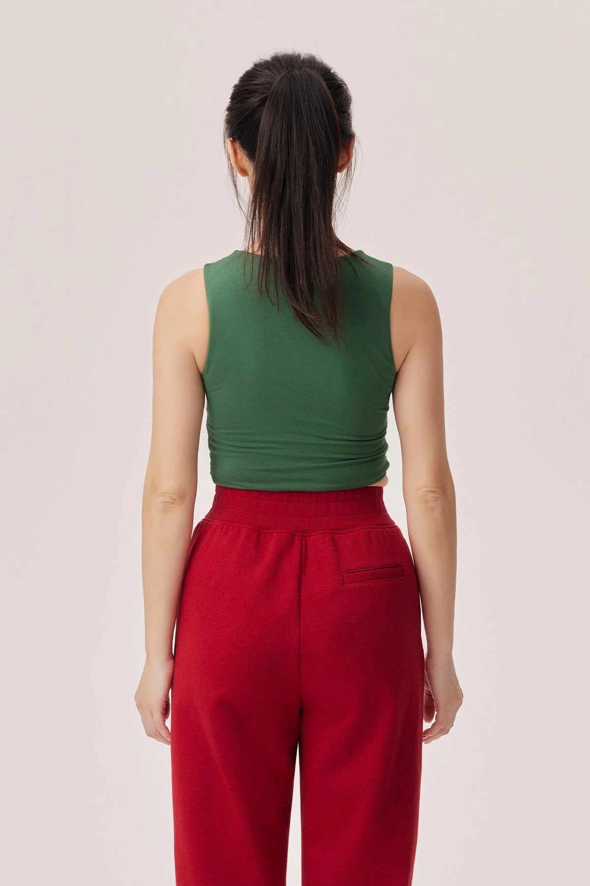 Bella Crescent Cut-out Bamboo Tank