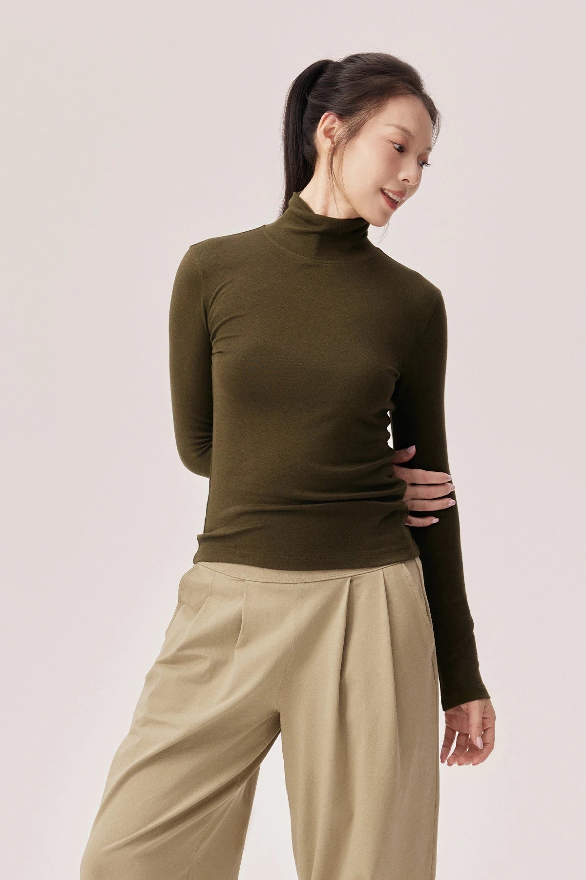 Raya Turtleneck Cashmere Sweater