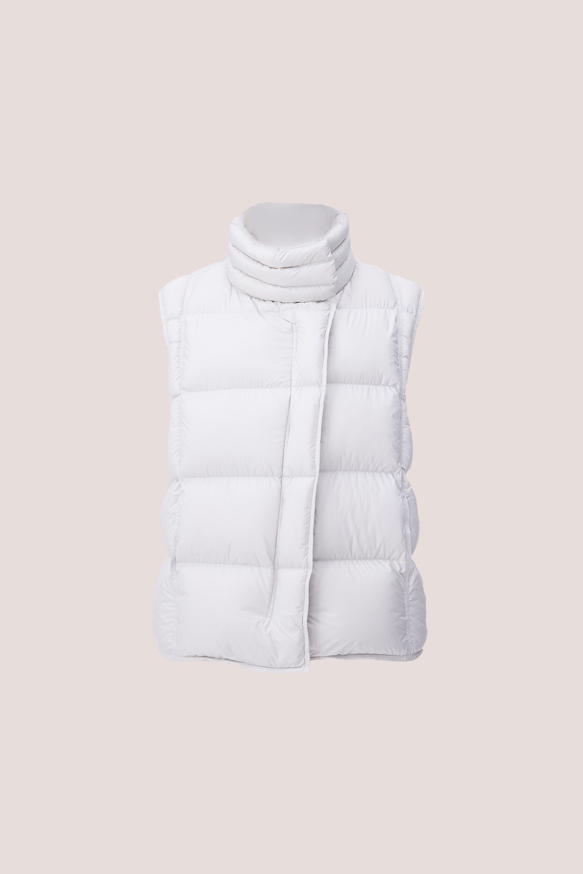 Estella High-Neck 95% White Duck Down Vest
