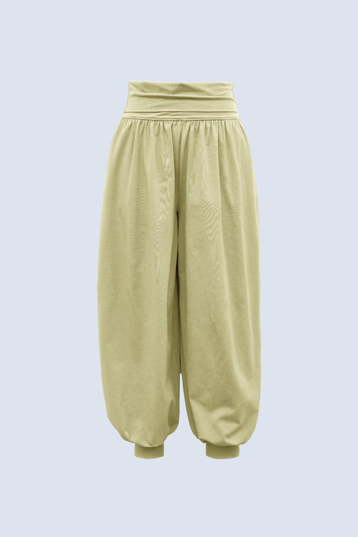 Grace Modal Cocoon Wide-Waist Crop Trousers