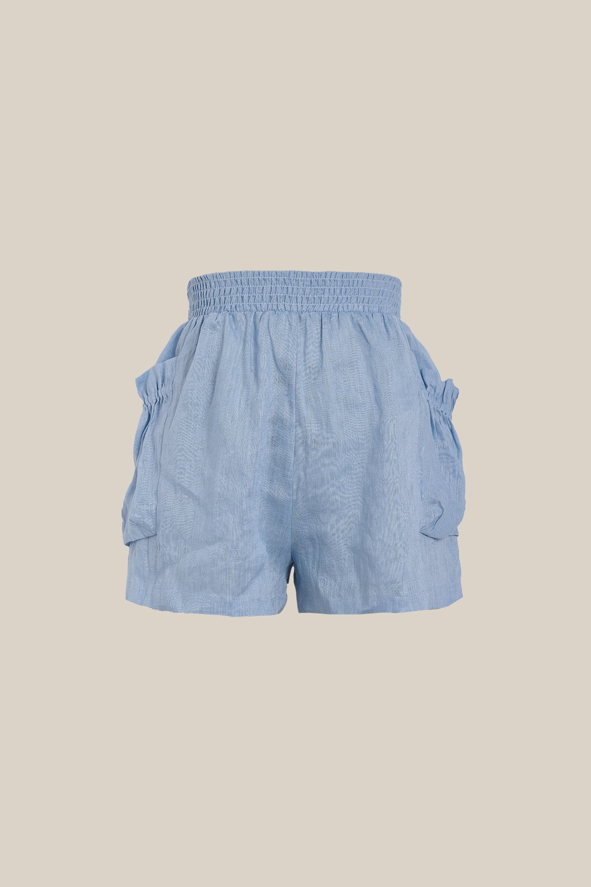 Seraphina 100% Linen High-Waist Shorts