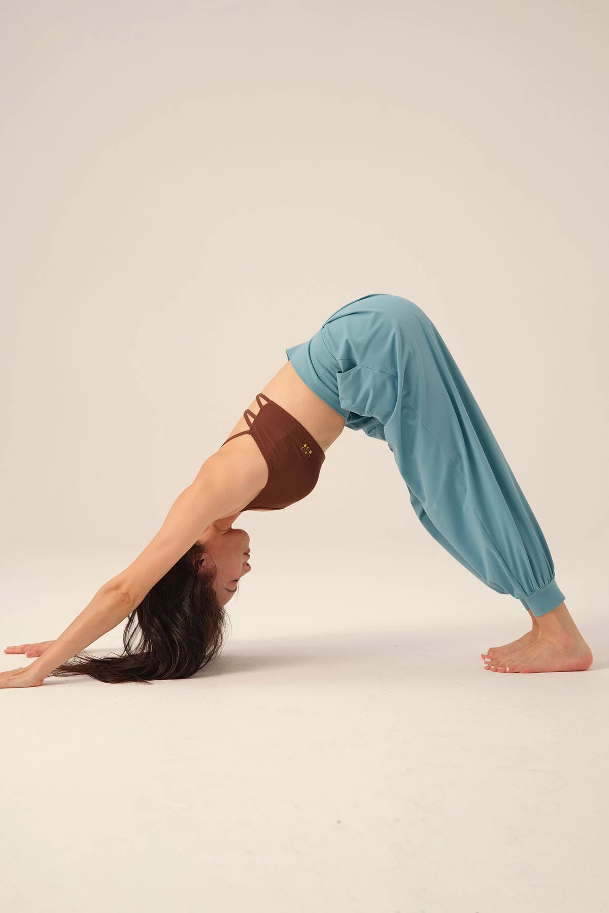 Violet Silky Cotton Pockets Joggers Pants