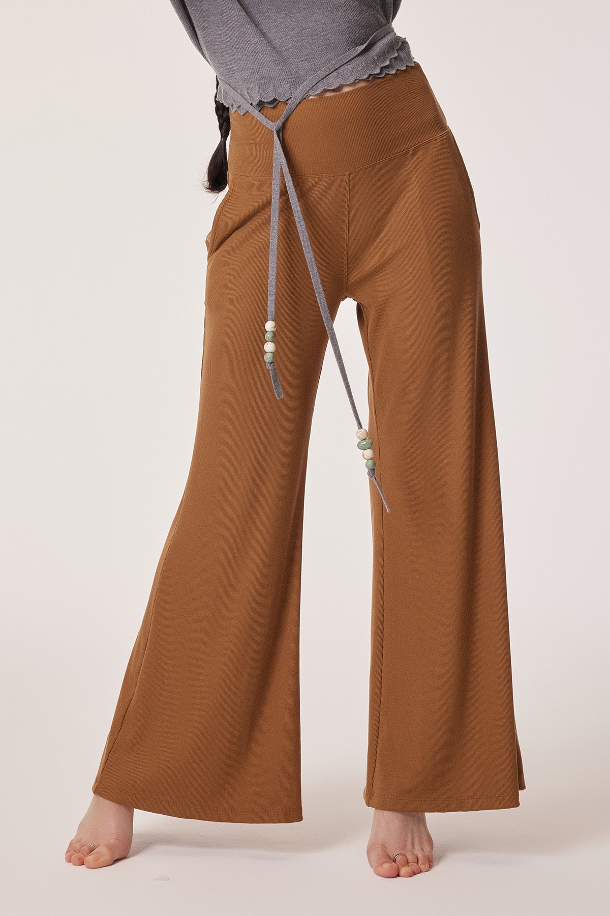 Selah High-rise Lyocell Pocket Flared Pants