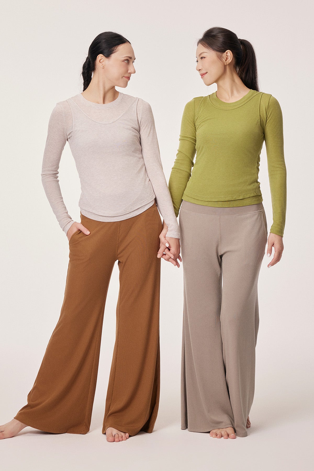 Maggie Lyocell-Wool Fitted Knit Two-Piece Set
