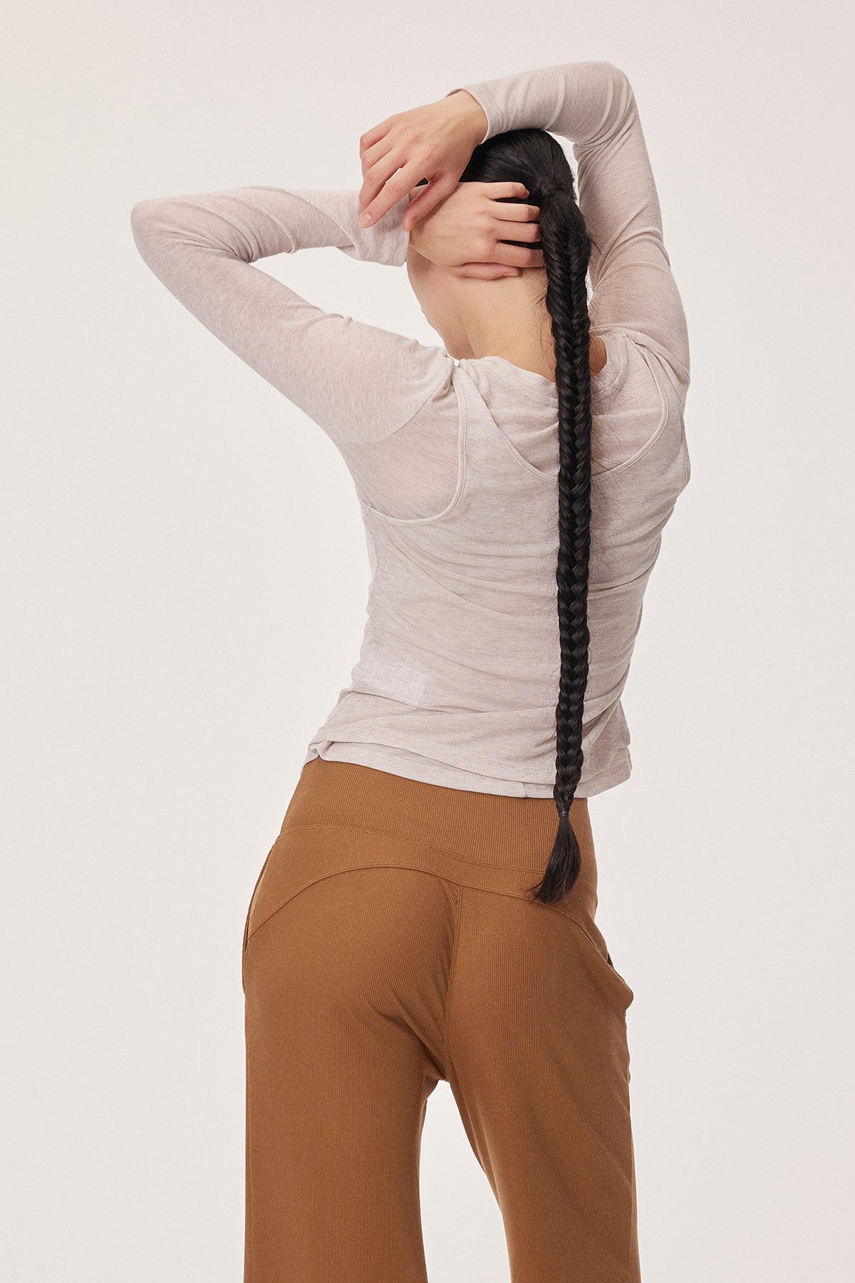 Maggie Lyocell-Wool Fitted Knit Two-Piece Set