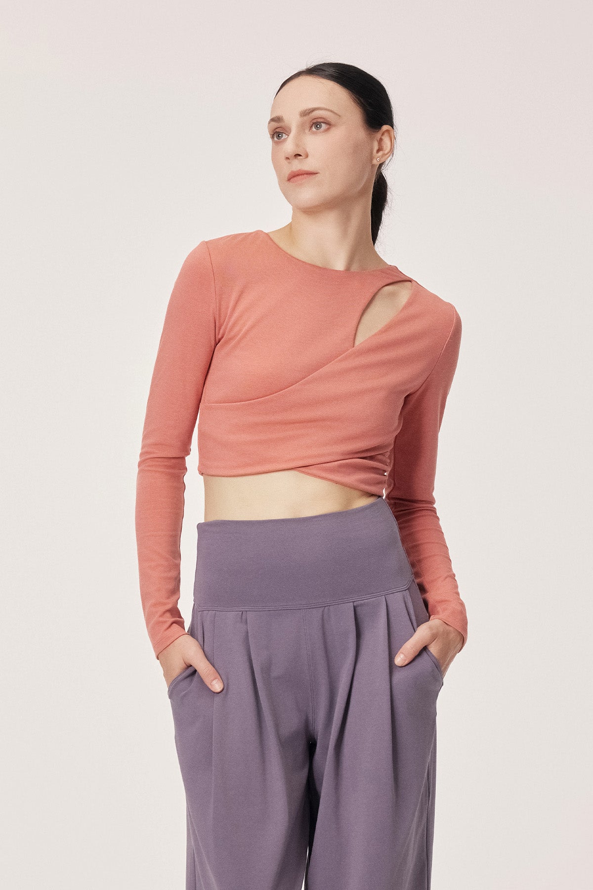 Vera Crescent Cut-out Bamboo Top
