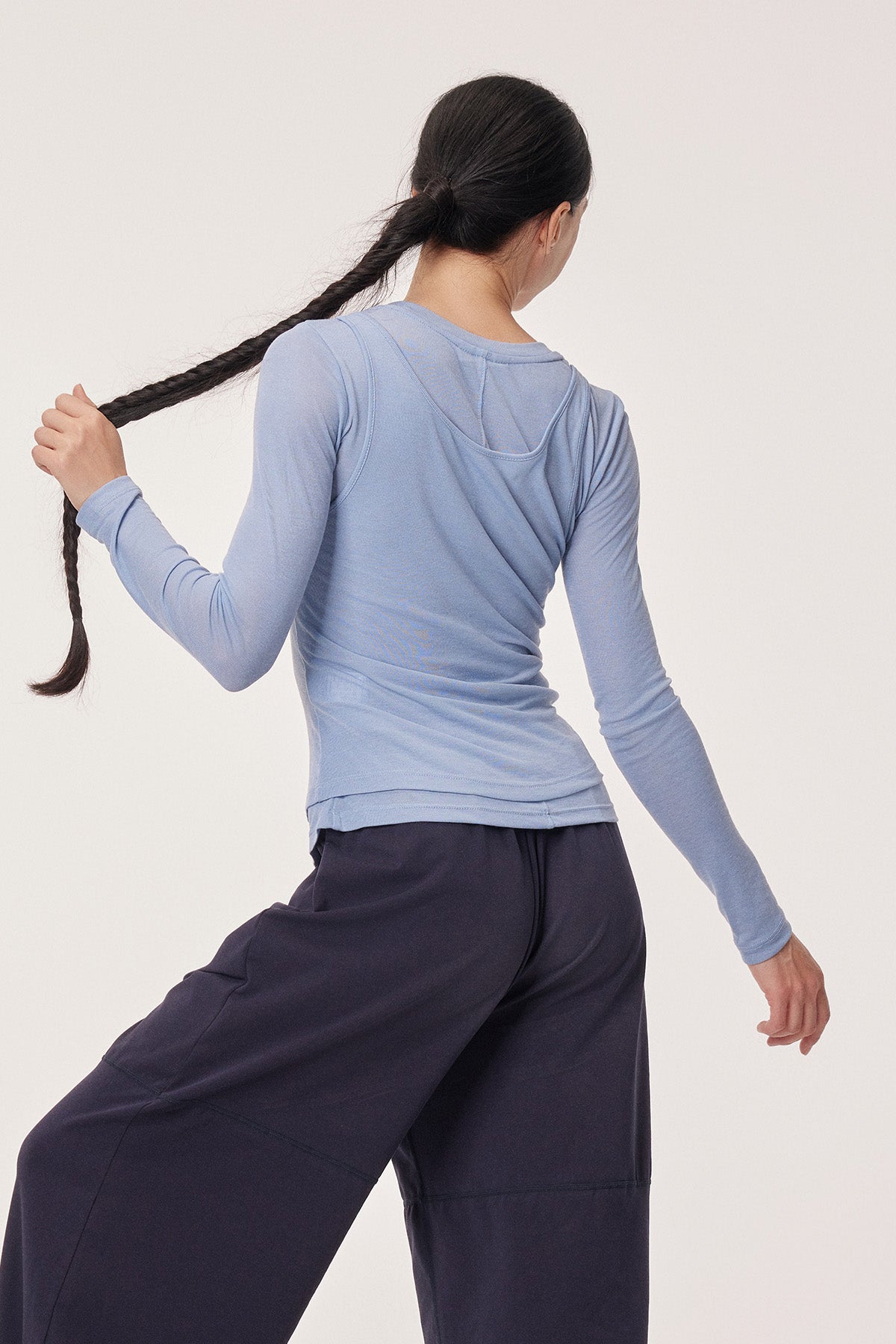 Maggie Lyocell-Wool Fitted Knit Two-Piece Set