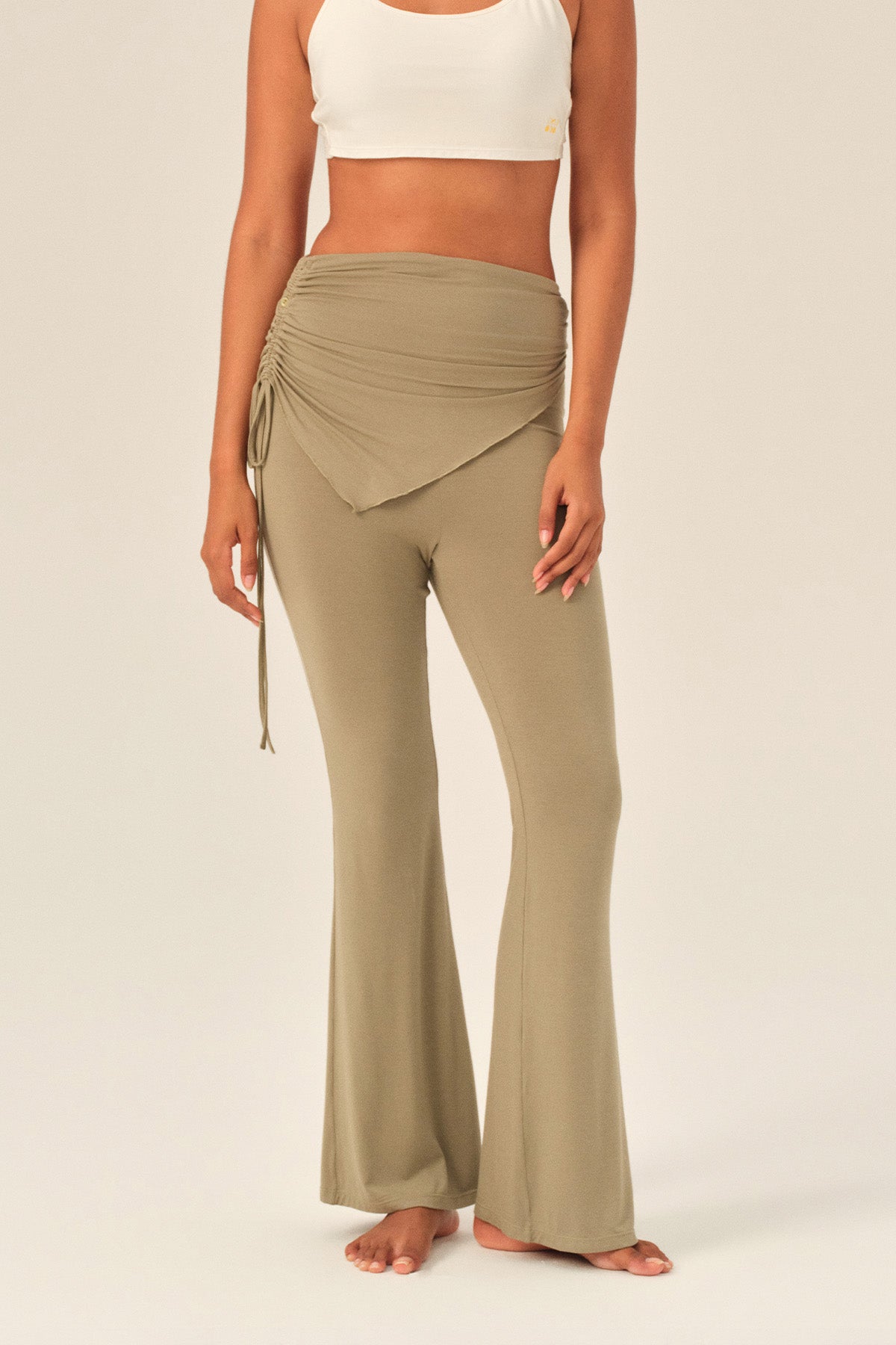 Elowen Bamboo Cloud 2-in-1 Detachable Skirt Flare Pants