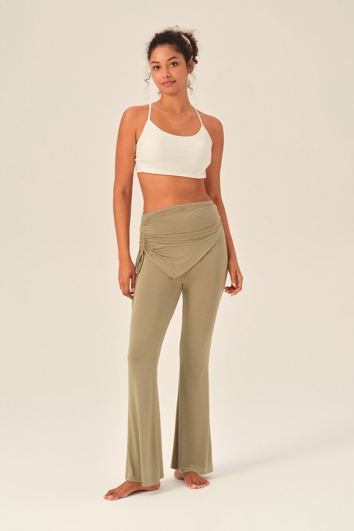 Elowen Bamboo Cloud 2-in-1 Detachable Skirt Flare Pants