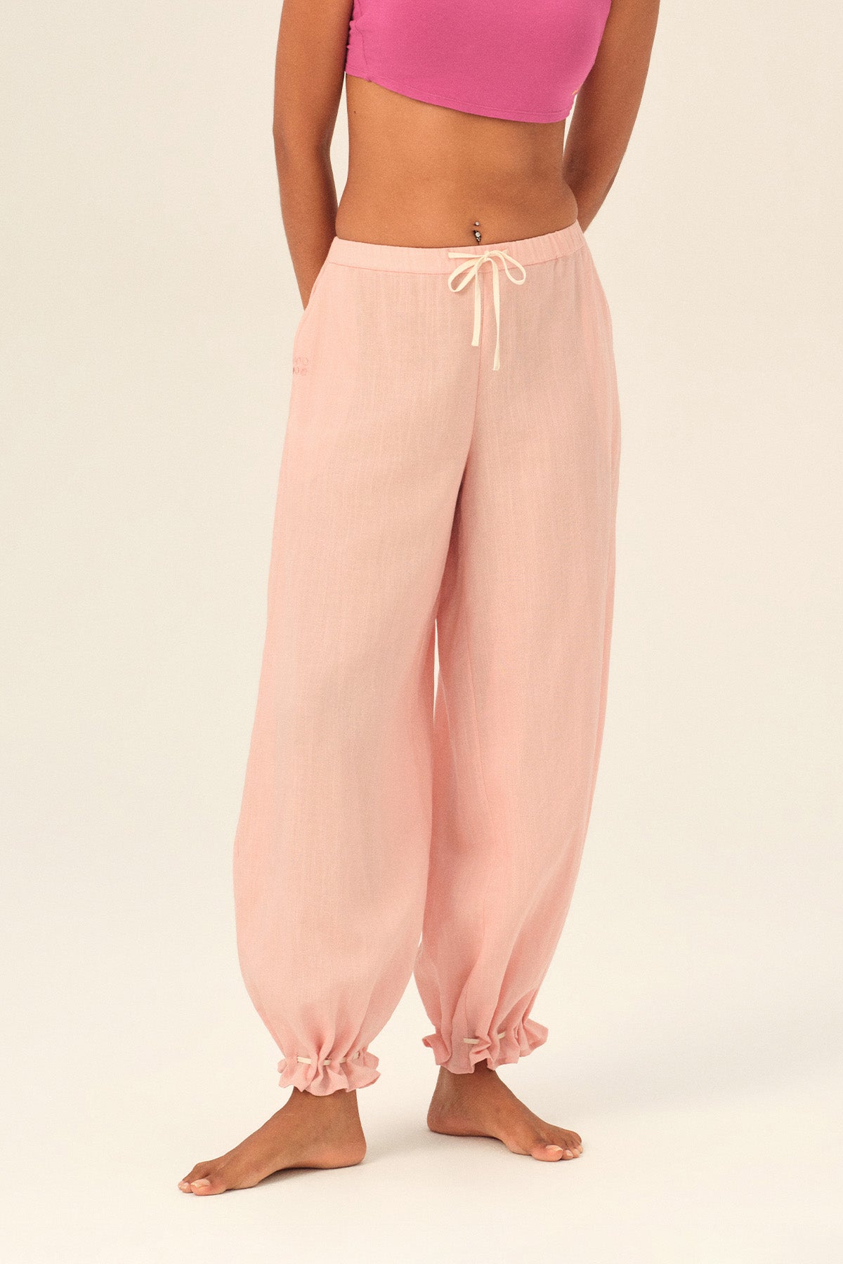 Elara Tencel Linen Budgy Lounge Pants