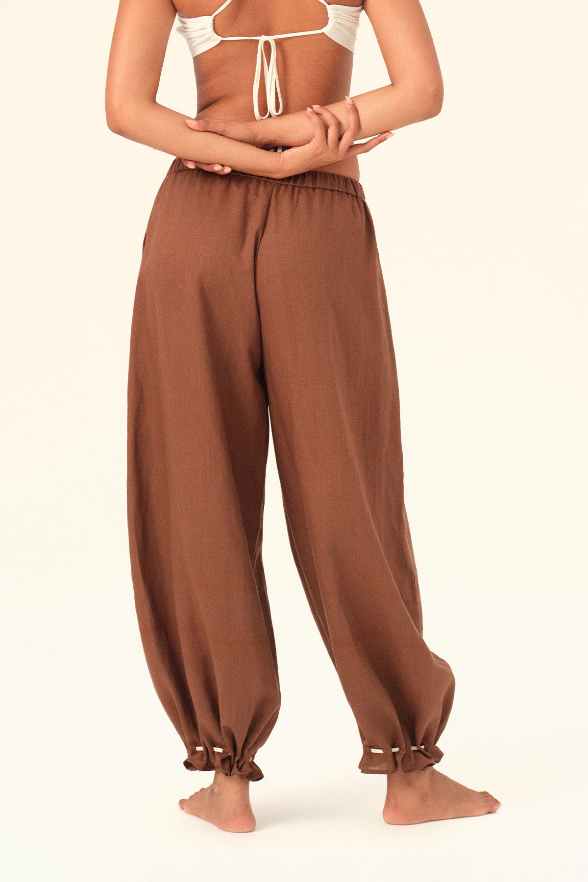 Elara Tencel Linen Budgy Lounge Pants