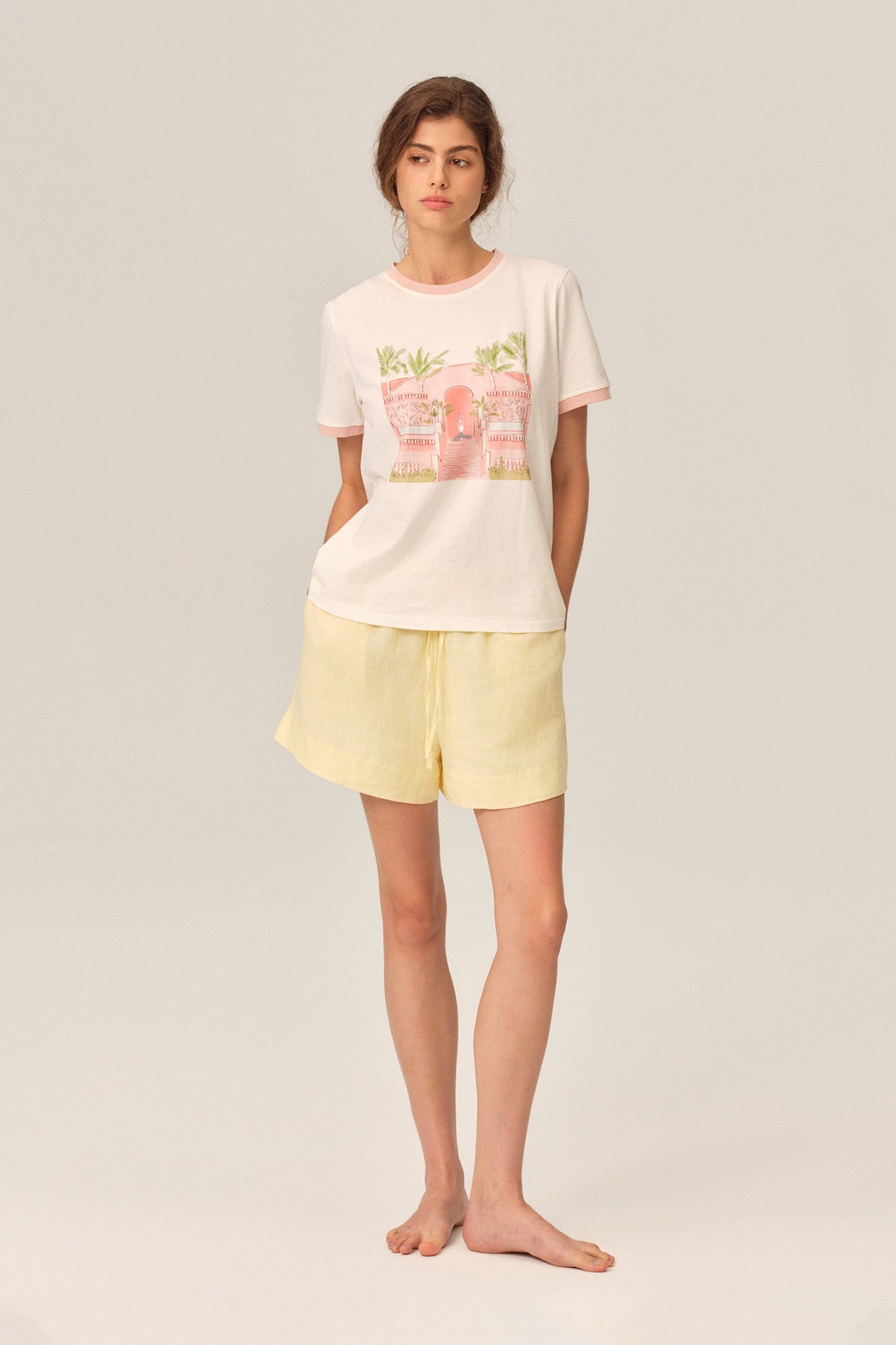 Weiwei Outdoor Yoga Relaxed Cotton T-Shirt
