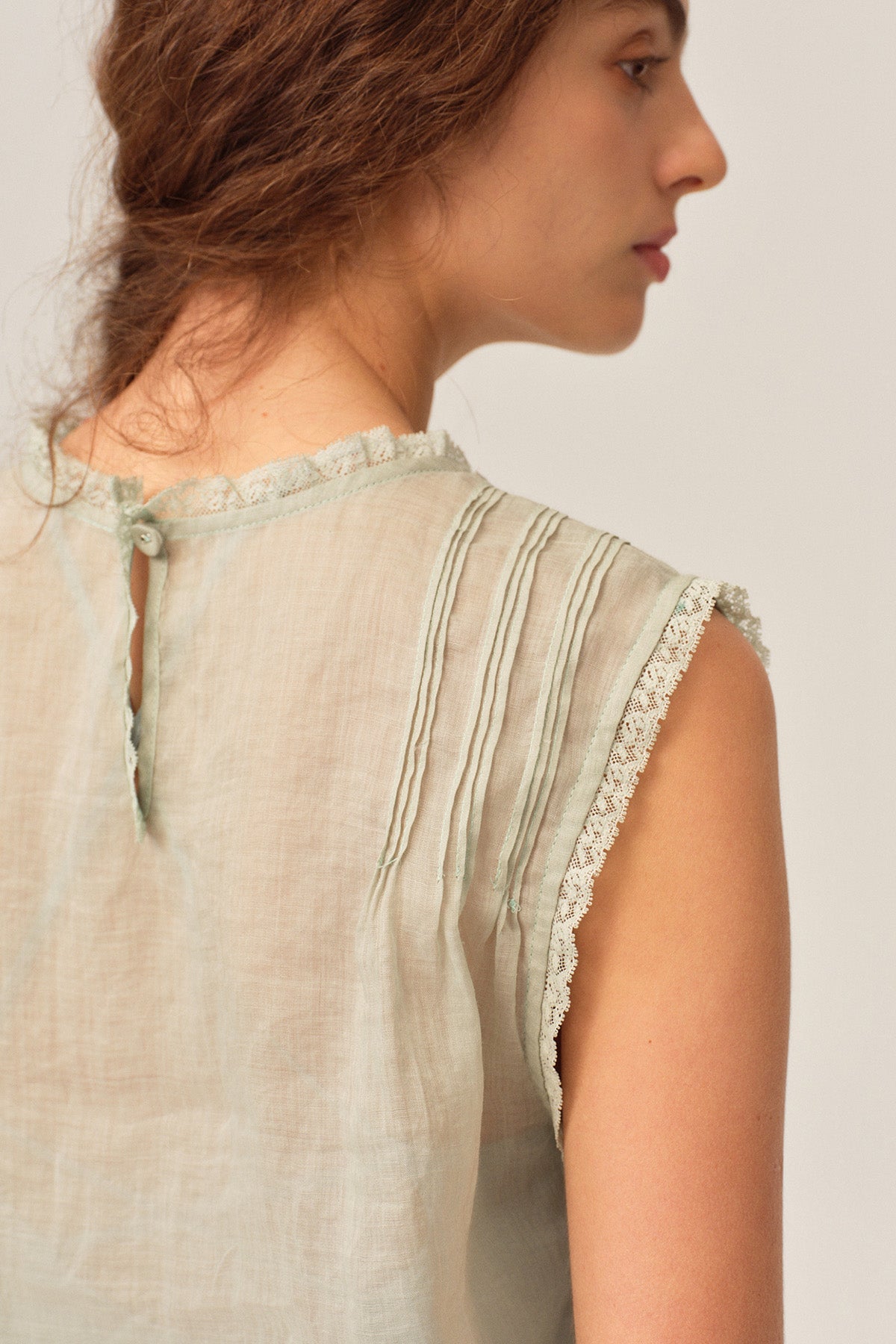 Maren 100% Ramie Loose Drop Shoulder Top
