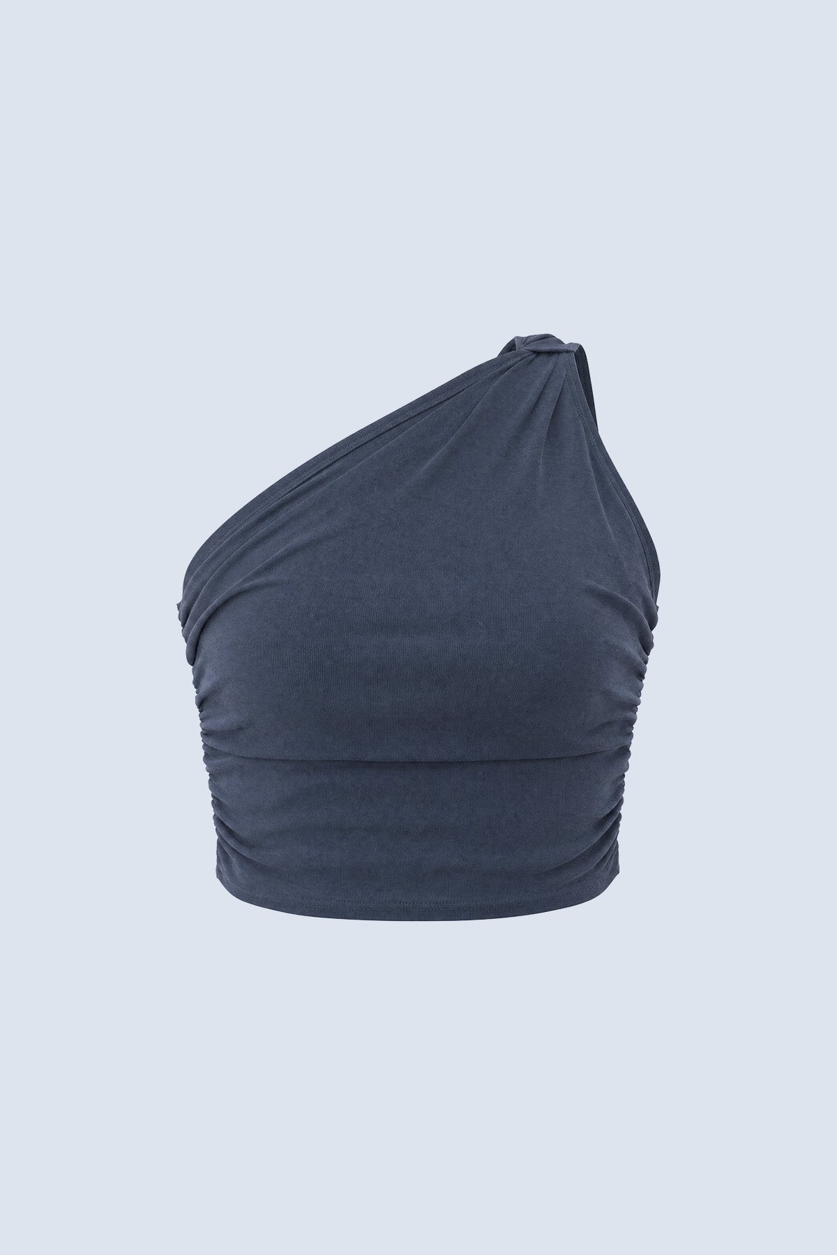 Ivy Asymmetric One-Shoulder Twist Tank Top