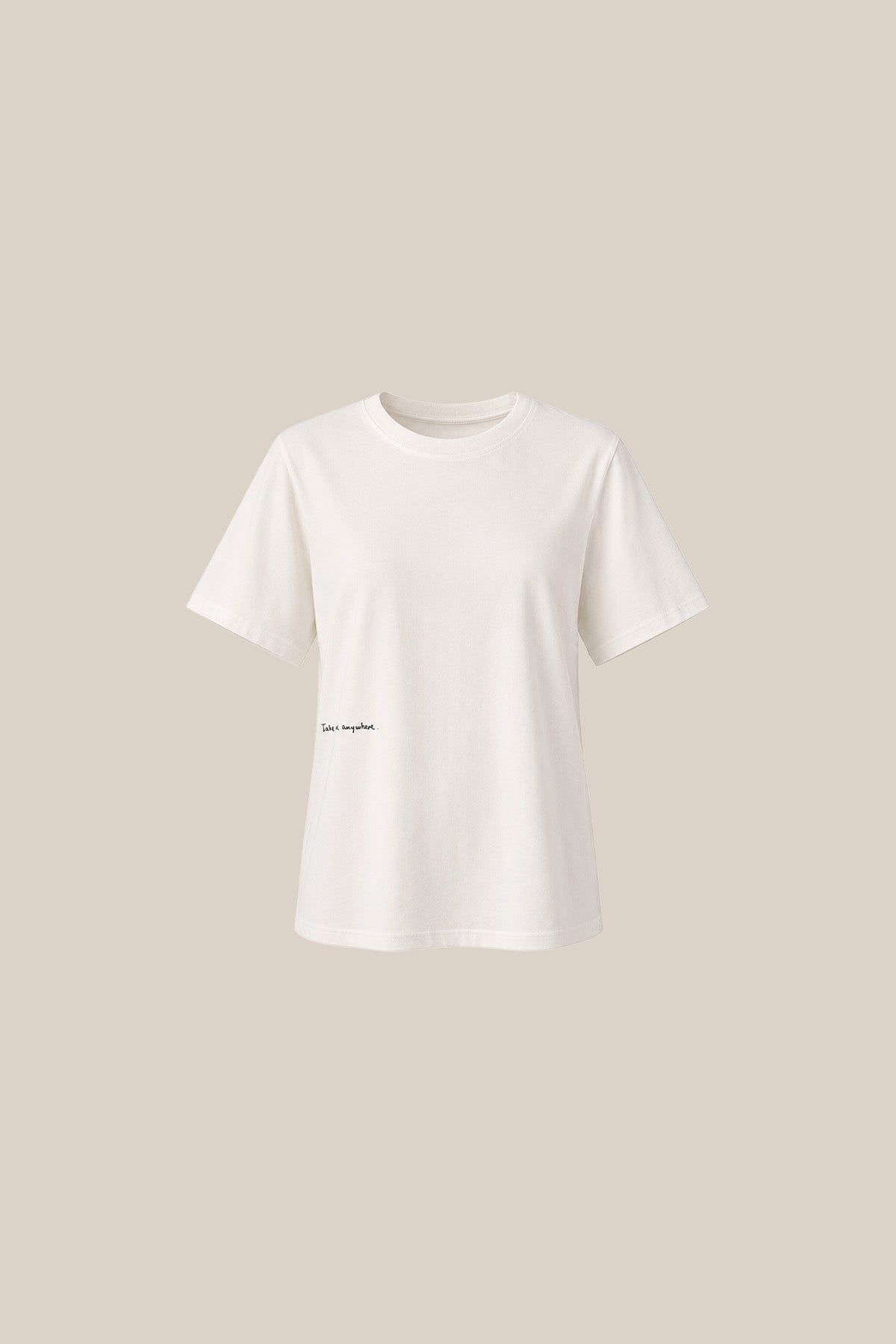 Weiwei Three-Girl Yoga Illustration Relaxed Cotton T-Shirt