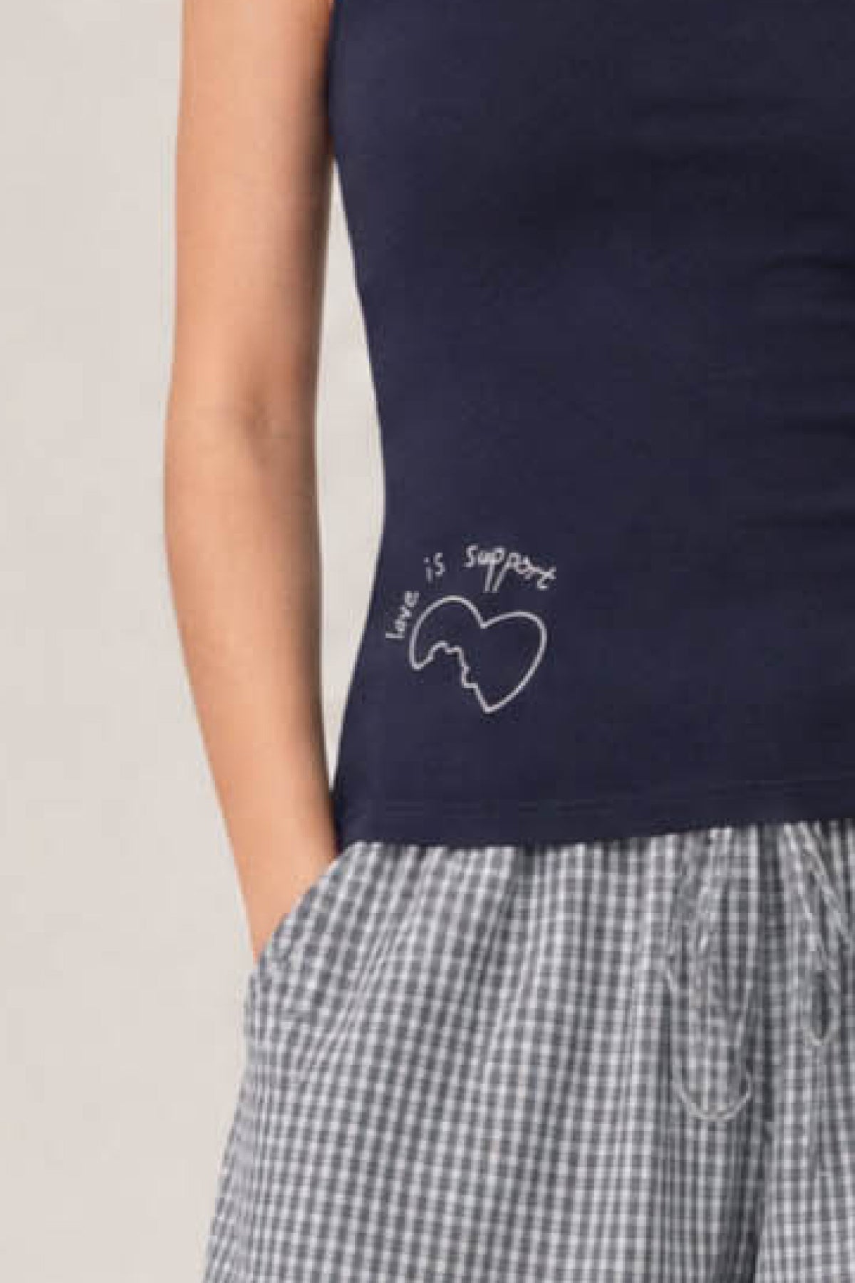 Ava Cloud-Like Embroidered Stretchy Slim-Fit Tank Top