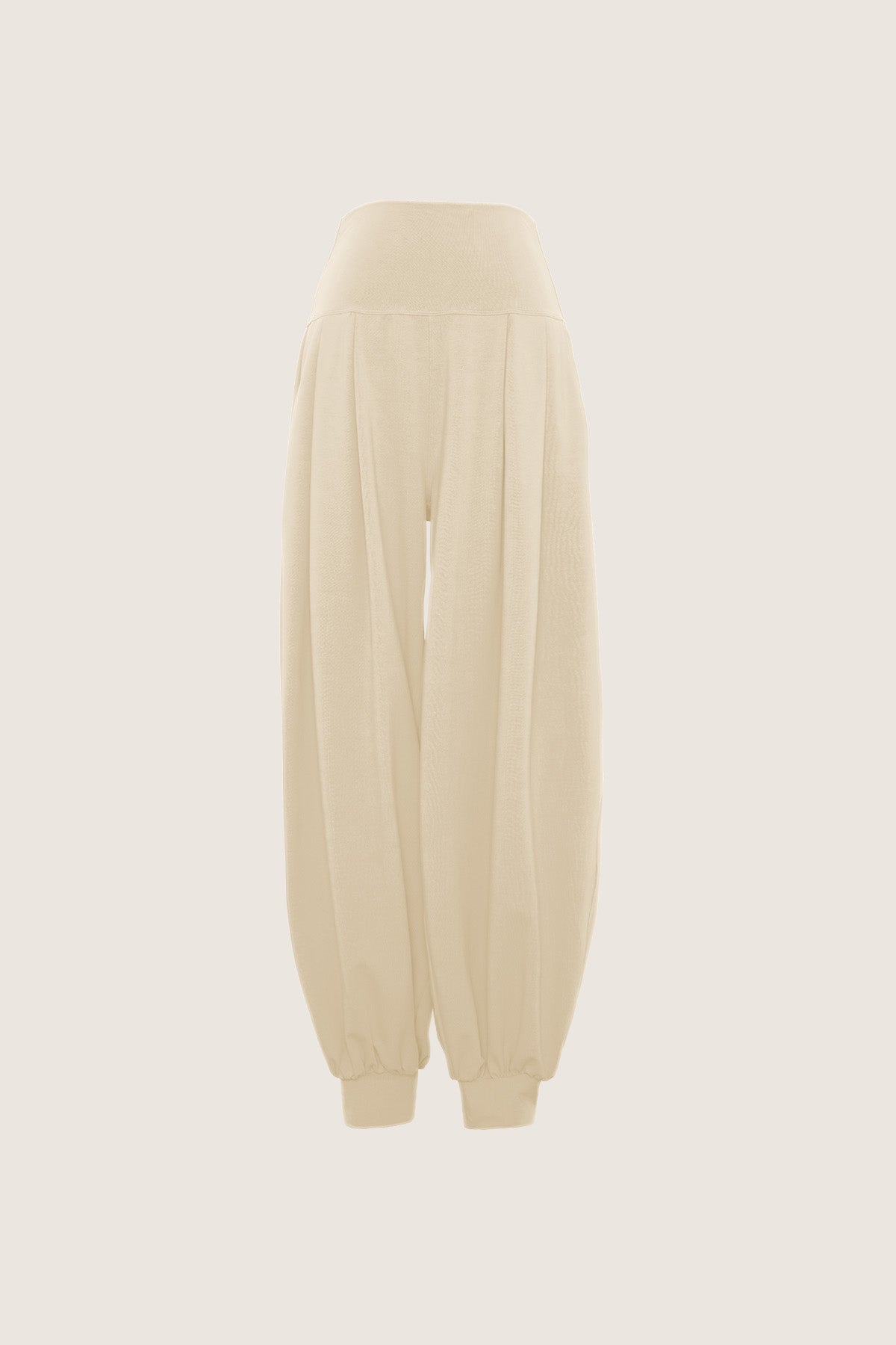 Amari Relaxed High-Rise Cotton Yoga Jogger Pants