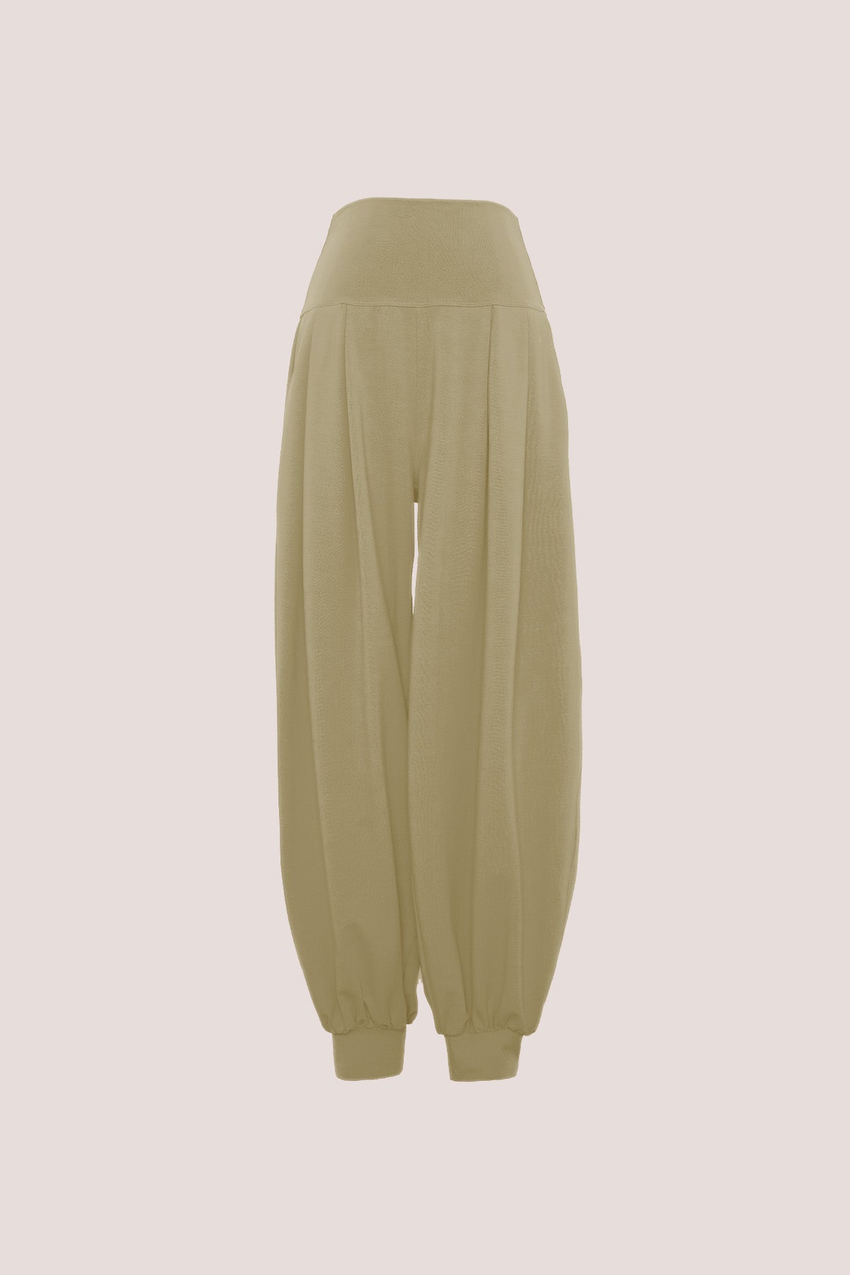 Amari Relaxed High-Rise Cotton Yoga Jogger Pants